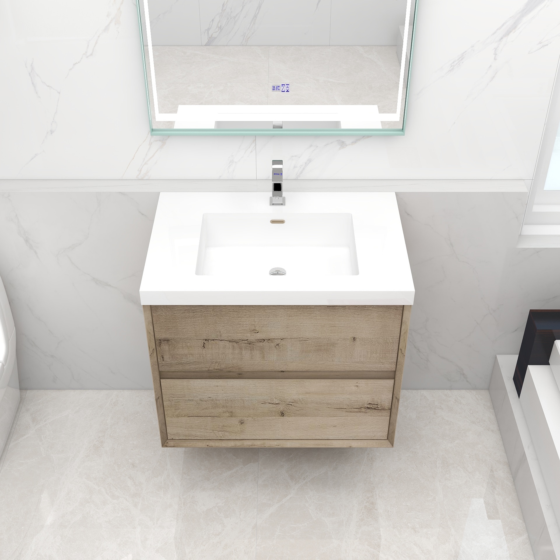 BV Better Vanity SLIM30-WO Bath-Vanity-Combo - View #8