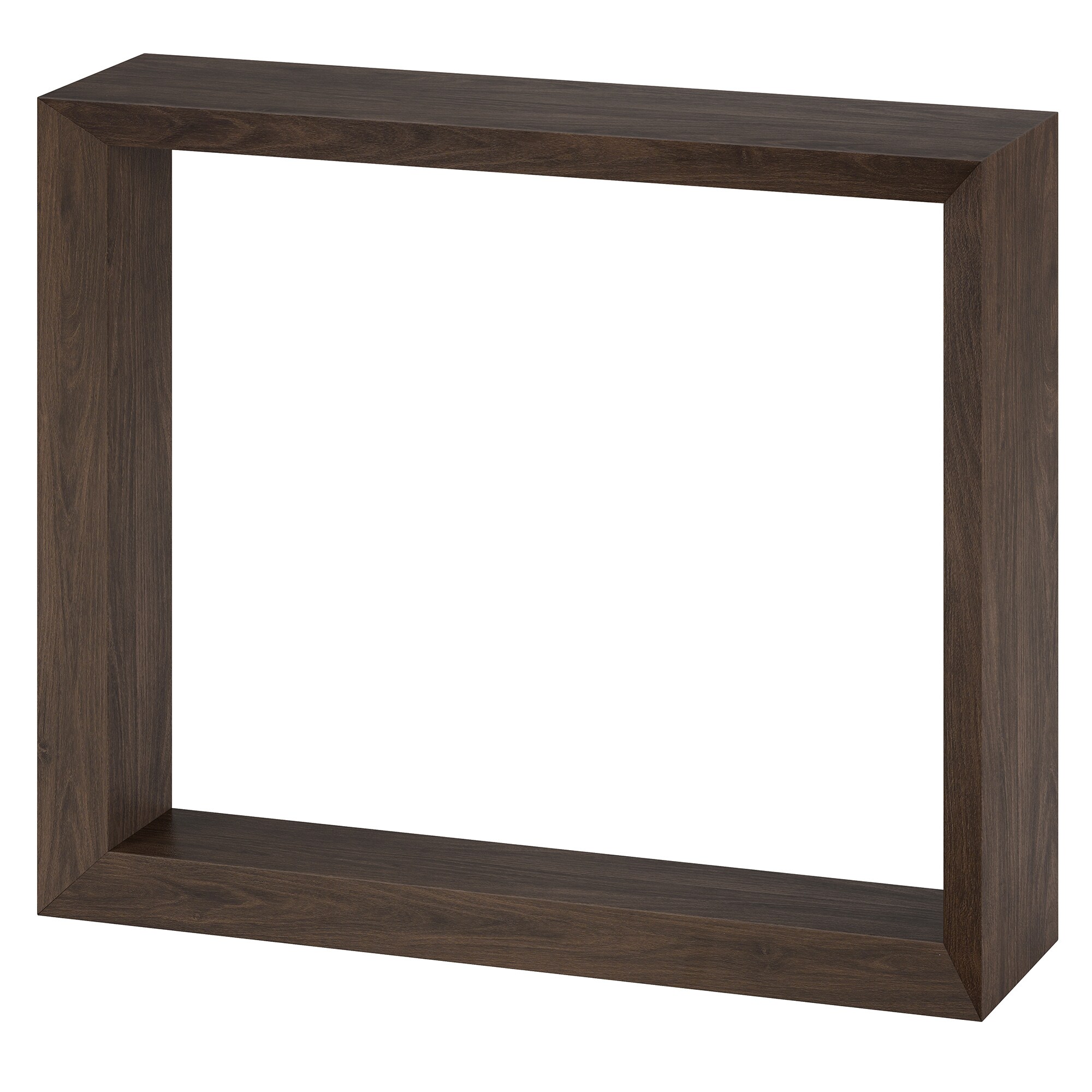 Alder Brown 36" Minimalist Rectangular Wood Hallway Table