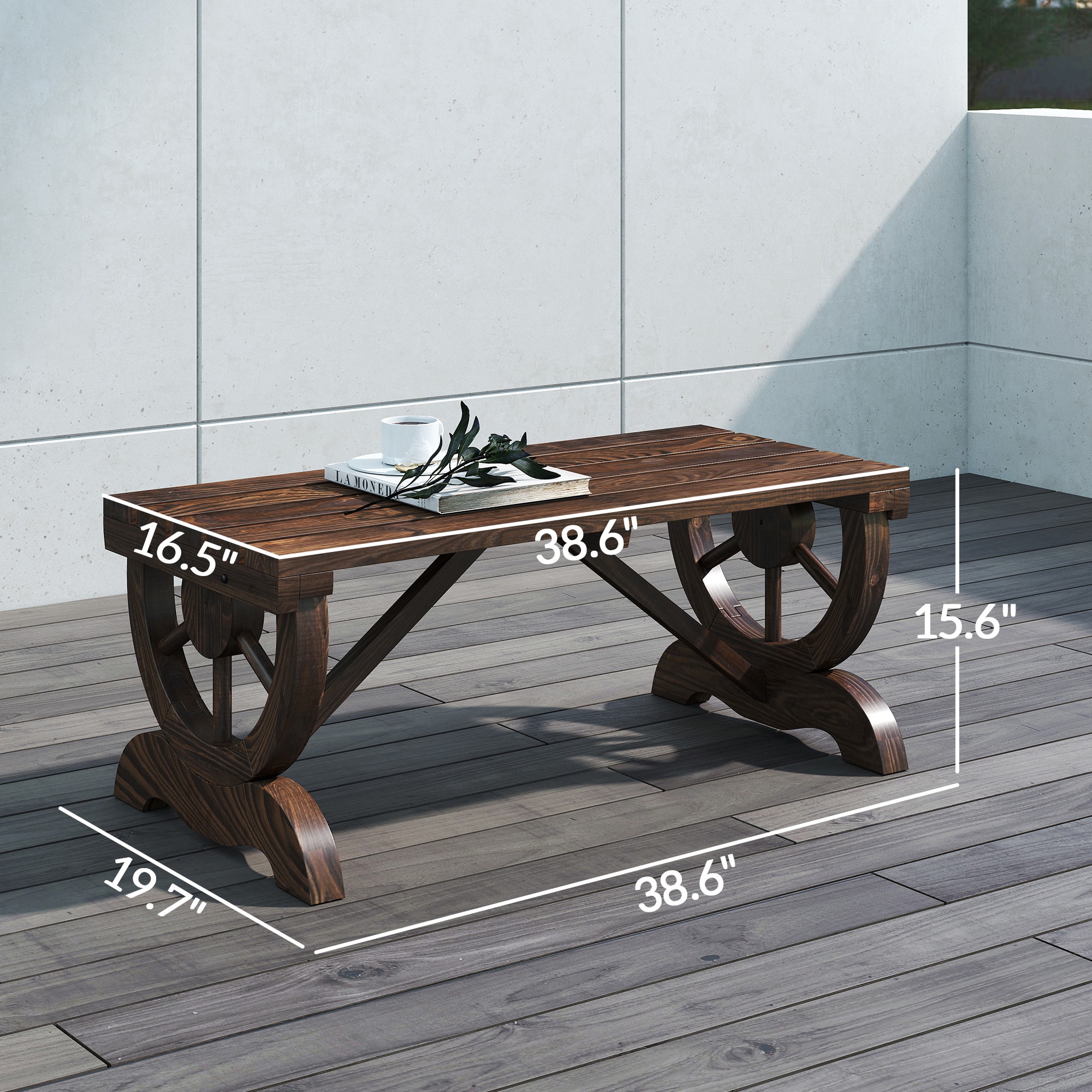 Outsunny 84B-410 benches - View #3