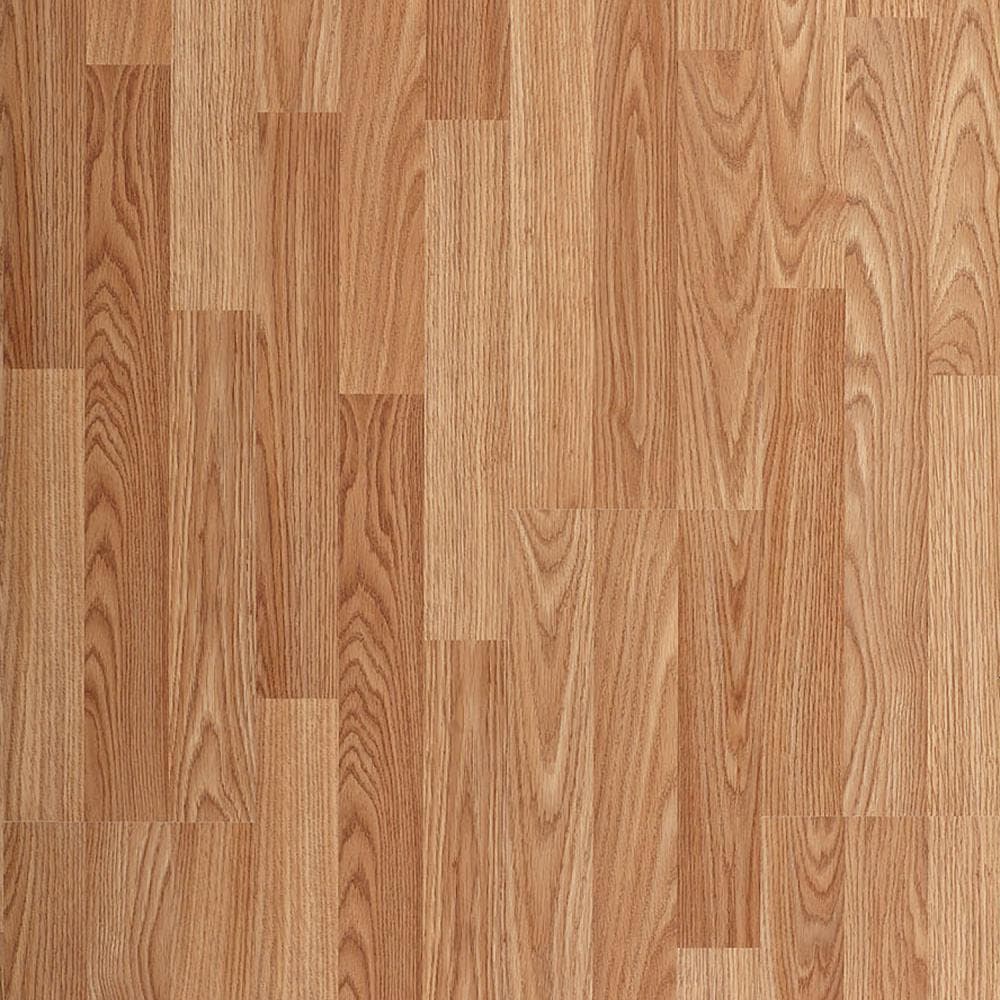 Style Selections Natural Oak 7-mm Thick Wood Plank 8.05-in W x 47.63-in L Laminate  Flooring (23.97-sq ft) in the Laminate Flooring department at Lowes.com