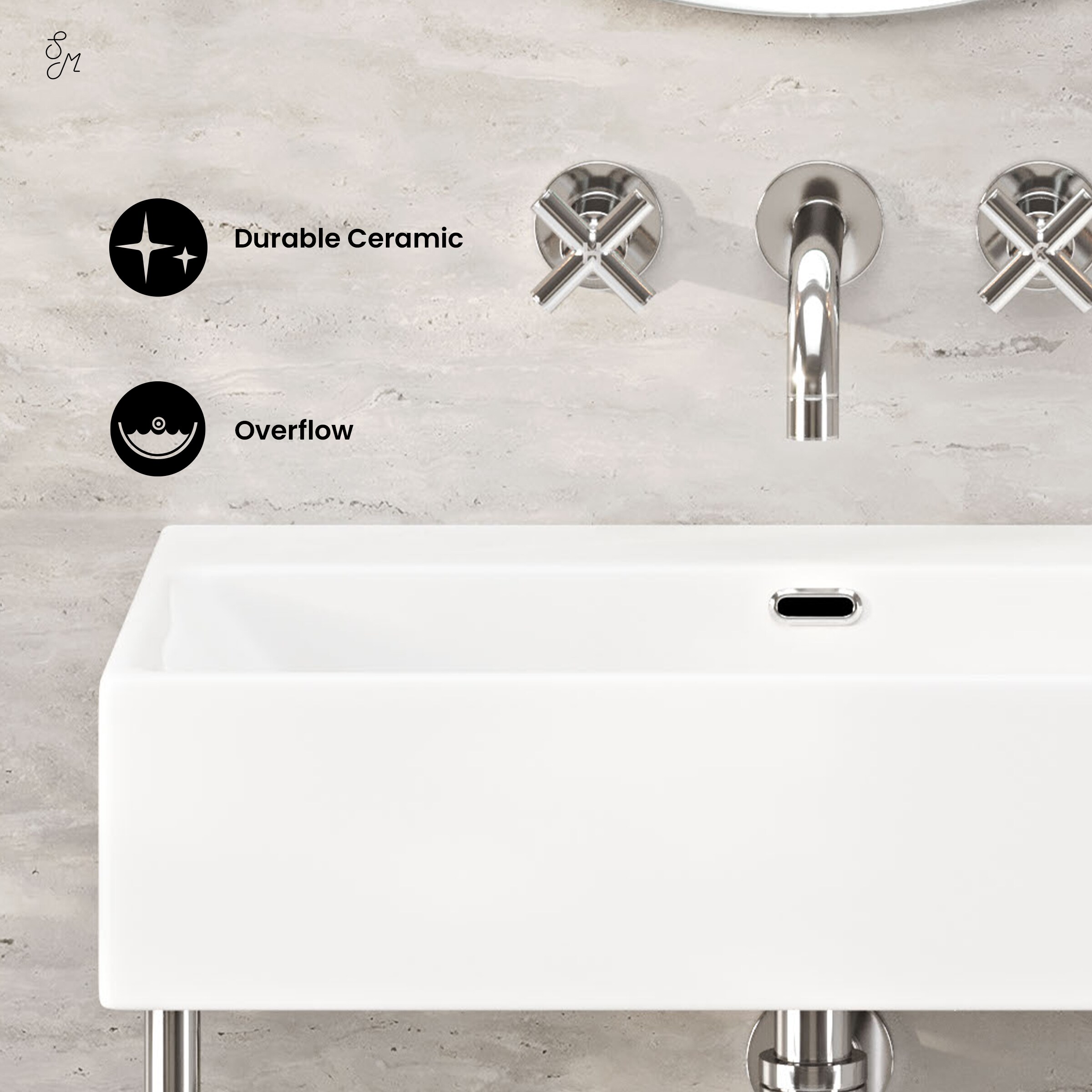 Swiss Madison SM-25-CSREI01CH-0 Console-Sinks - View #5