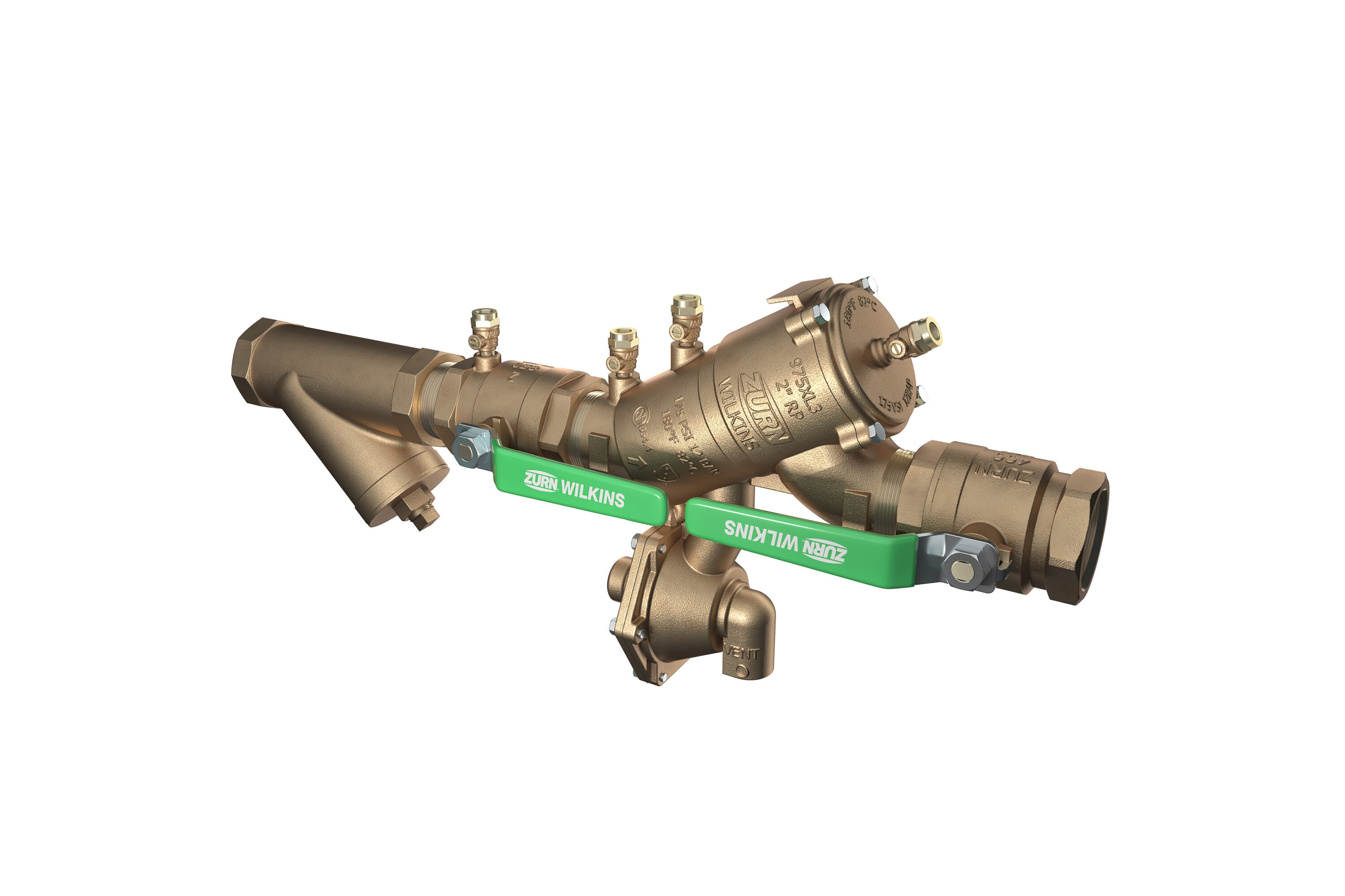 Zurn Wilkins 2-975XL3S 2-in Bronze FNPT Reduced Pressure Backflow Preventer