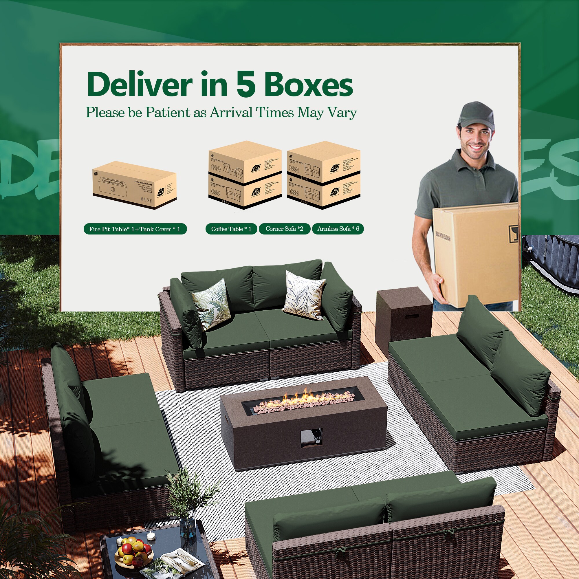 Patio Watcher LS-RT9-KD42CBR-B4 Patio-Conversation-Sets - View #9