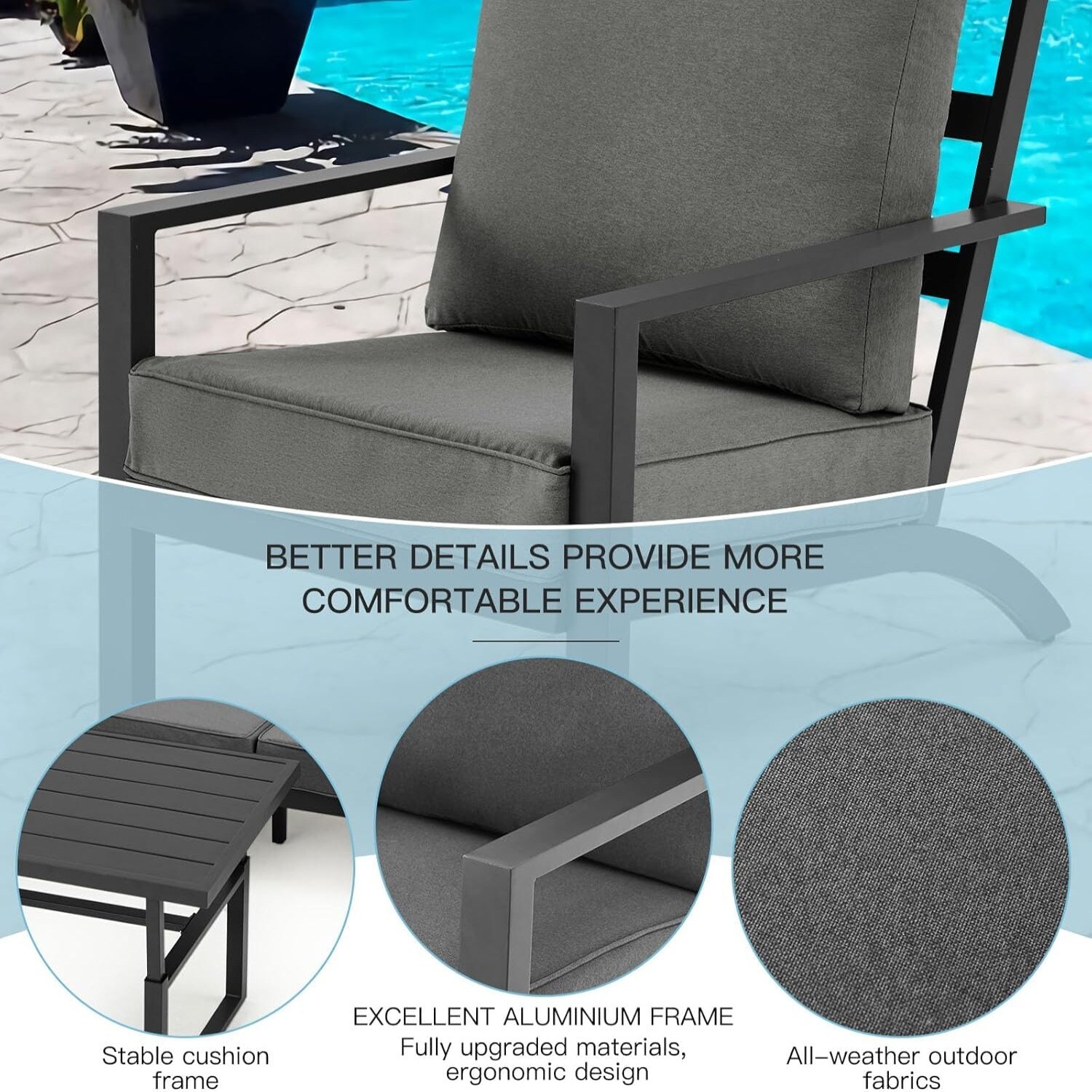 AECOJOY 16299BK-LS01 Patio-Sofas-Daybeds - View #3