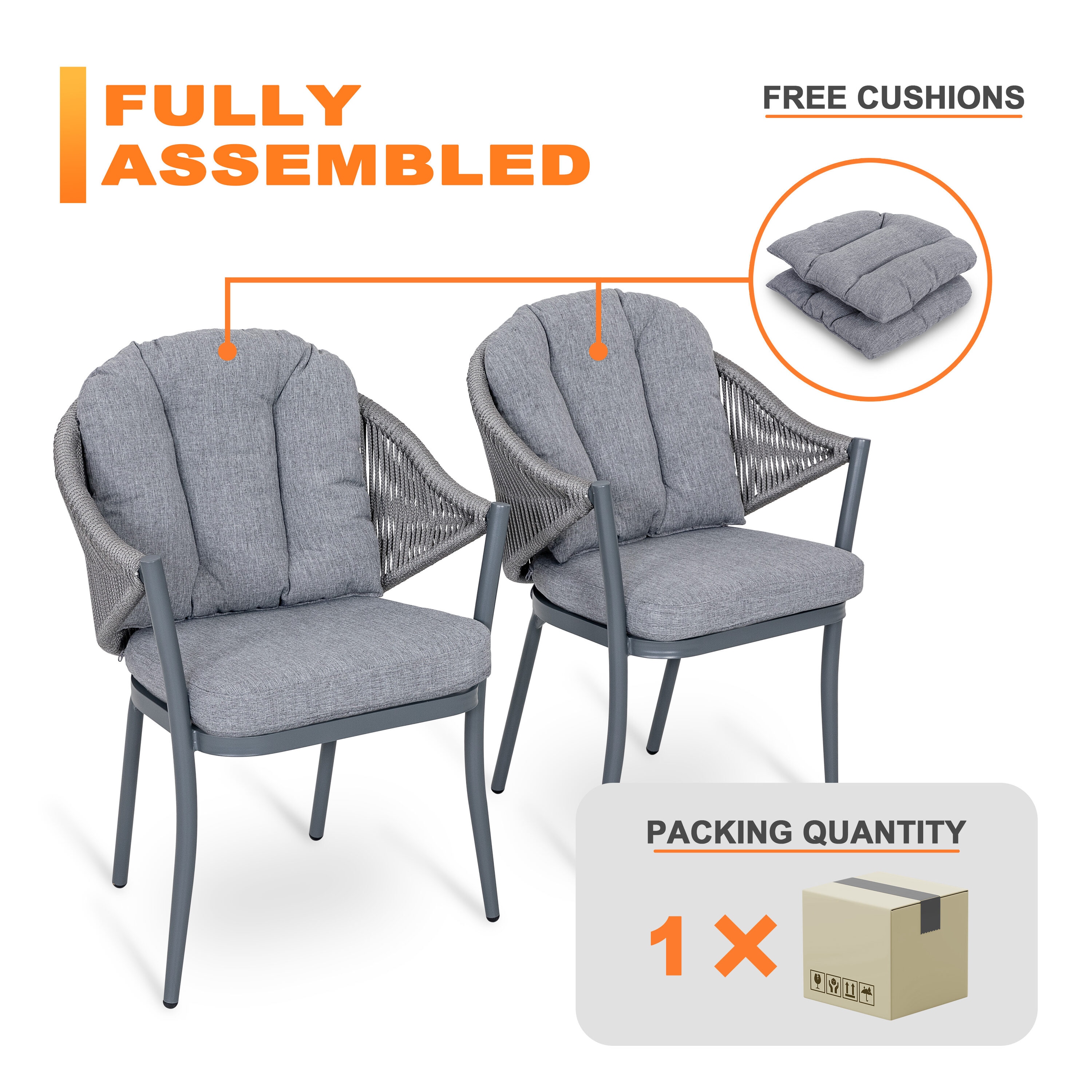 Nuu Garden DW101-HS Patio-Chairs - View #4