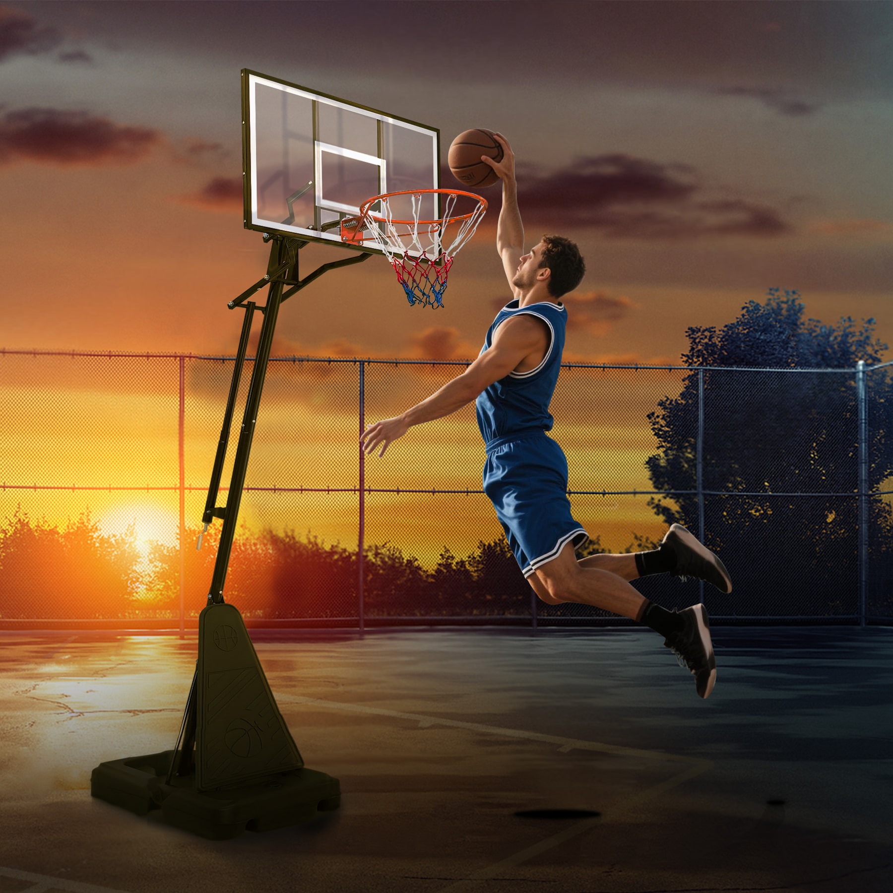 LOVMOR SF-WO-W3297P297486 Basketball-System - View #2