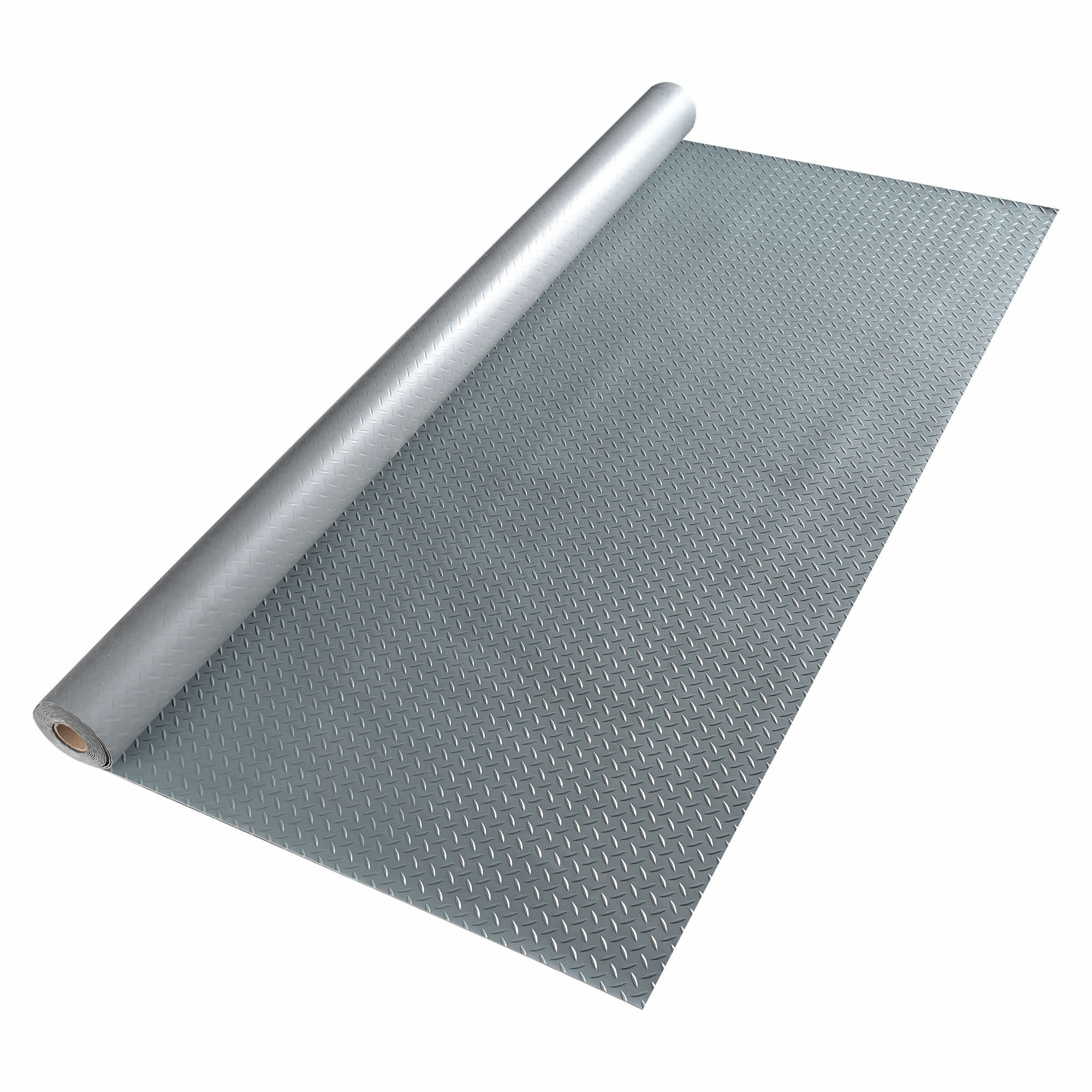 Yescom 33GFM004-234IN-09-LO Garage Floor Mat Roll Diamond Protect Cover Non Slip PVC 3mm Thick 19.5x6.5 Ft