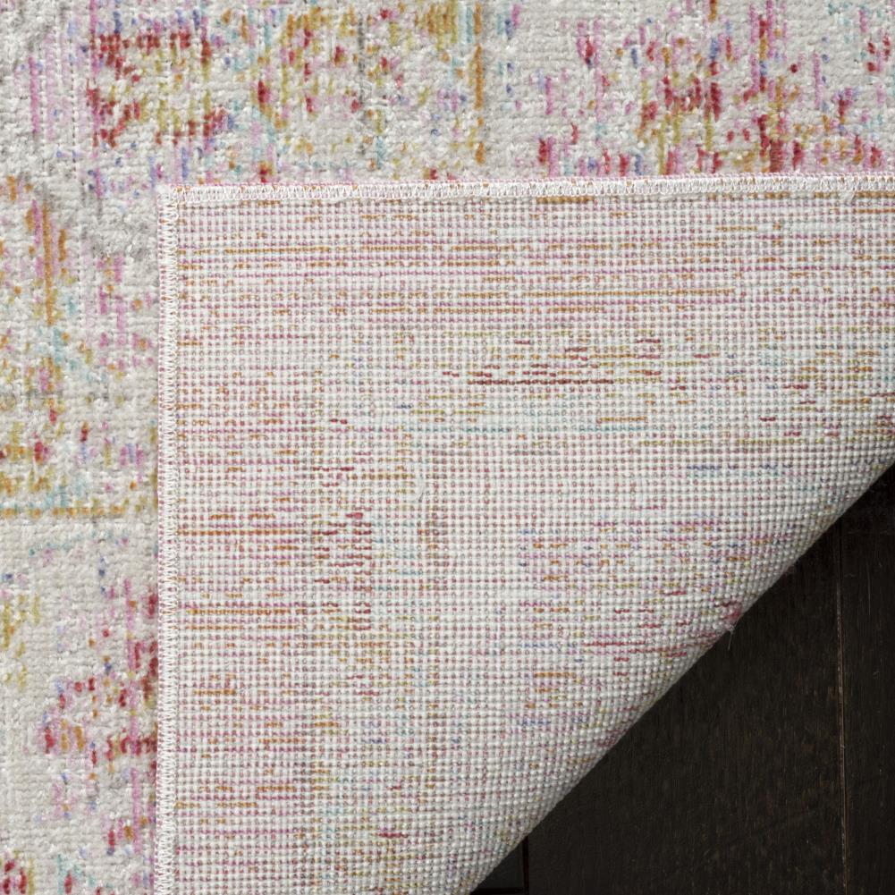 Safavieh Windsor Zari 5 x 7 Pink/Multi Indoor Distressed/Overdyed Vintage Area Rug