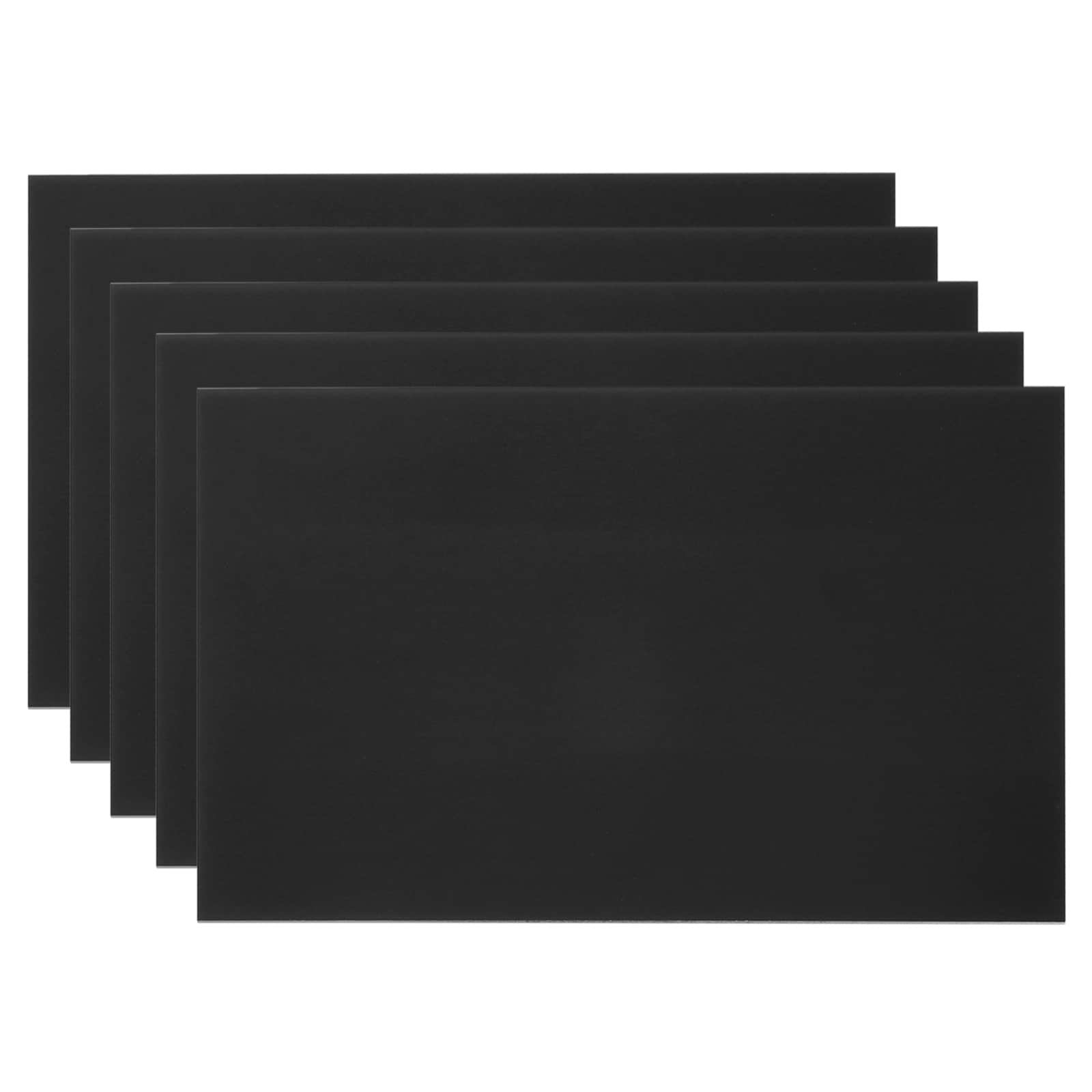 PATIKIL - 6x10inch Anodized Aluminum Sheet Metal 5Pcs Laser Plates Engraving Blanks 0.8MM Thin Re...