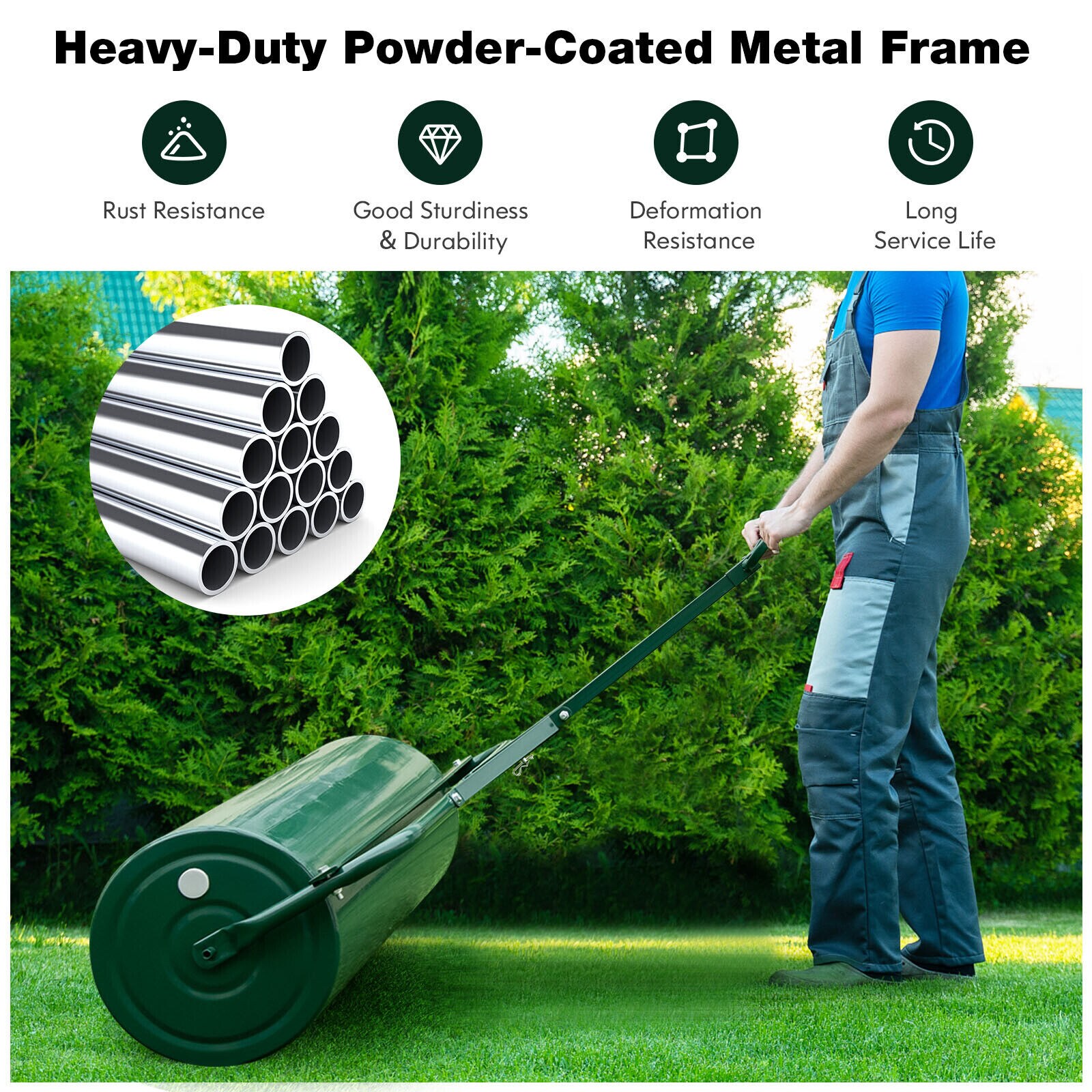 Iseryn NC4669GN Tow-Behind-Lawn-Rollers - View #8