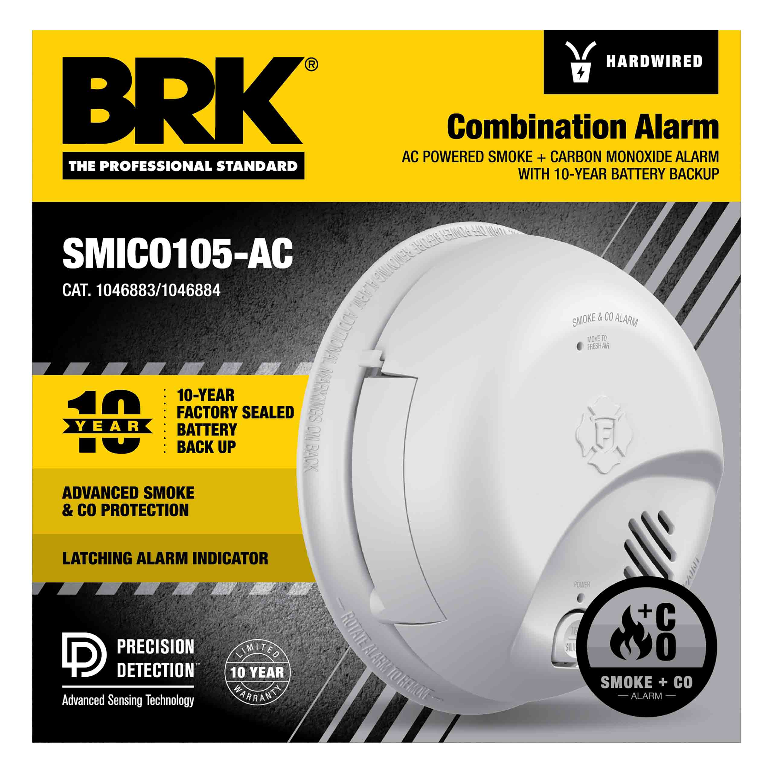 First Alert Brk Hardwired Combination Smoke and Carbon Monoxide Detector