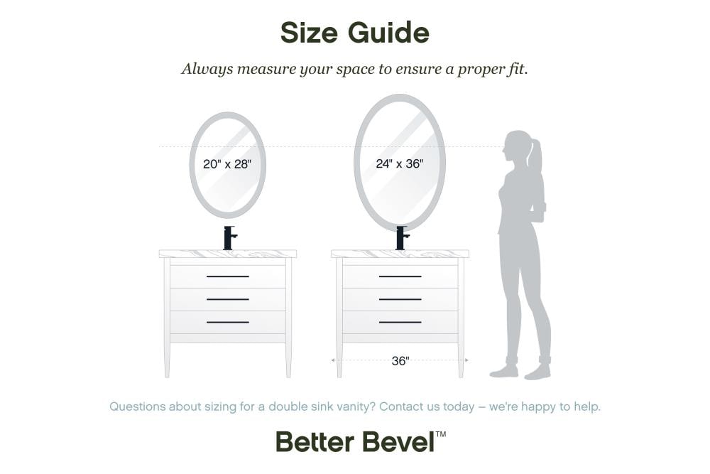 Better Bevel 17176 Framed-Bath-Mirrors - View #6