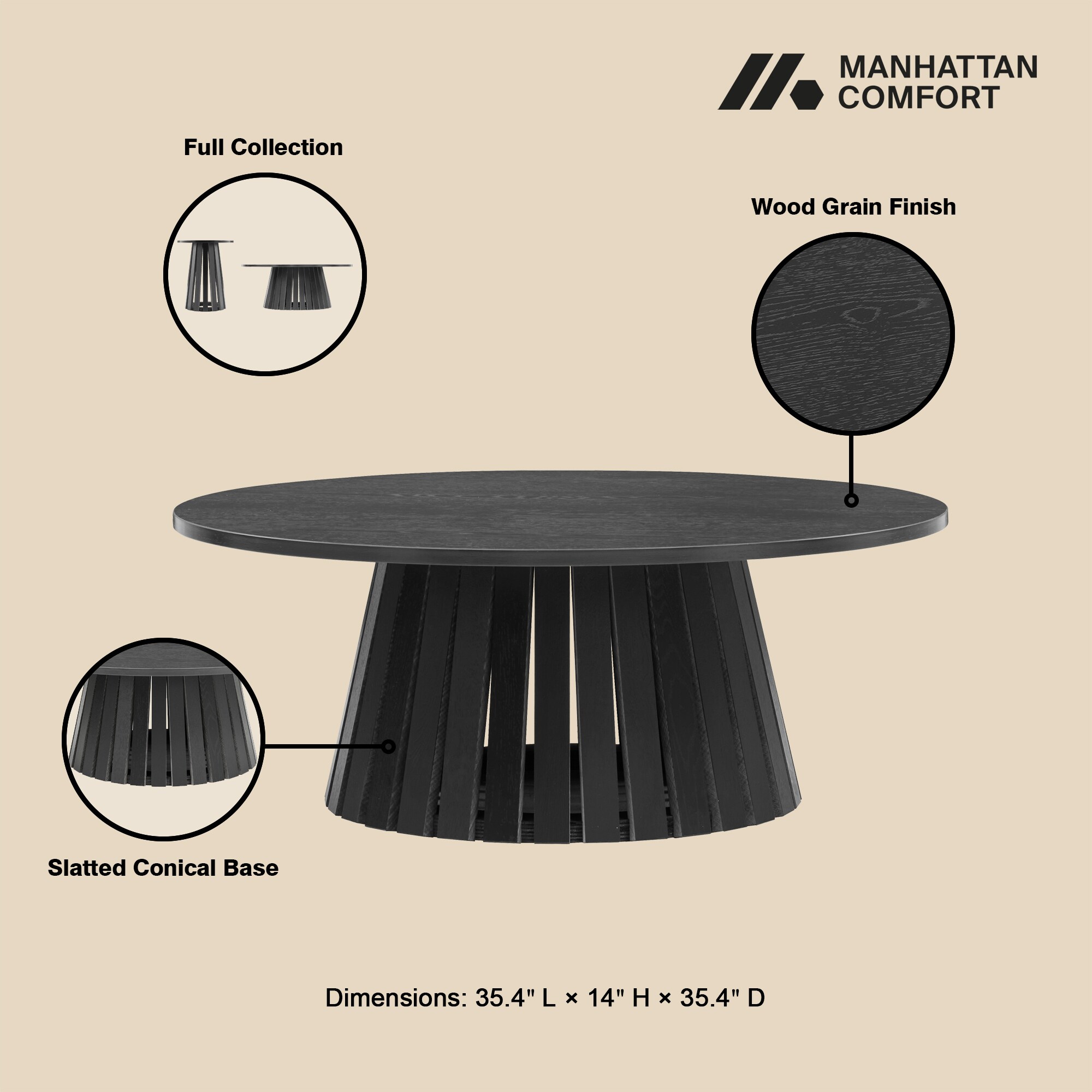 Manhattan Comfort 2-CTET1912-BK Living-Room-Sets - View #4