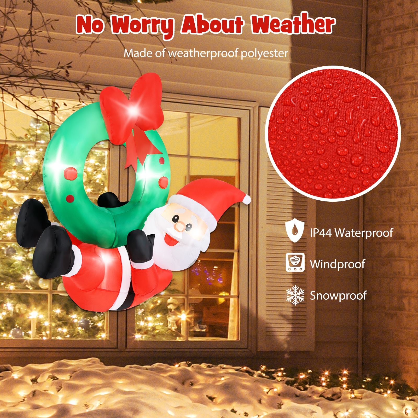 WELLFOR HYG23960US Christmas-Inflatables - View #5