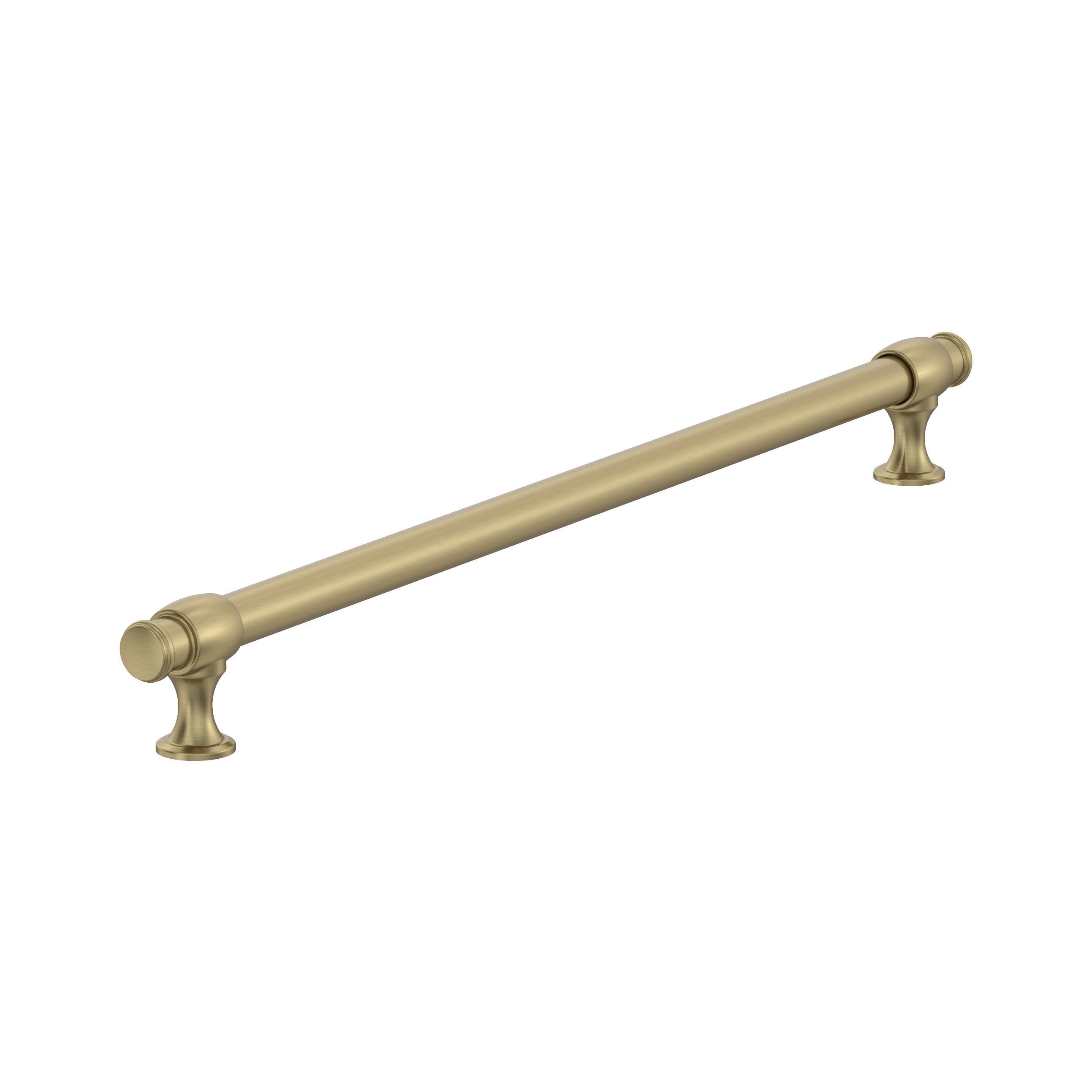 Amerock BP54066BBZ Winsome 18-in , 457mm Center to Center Golden Champagne Cylindrical Bar For Use on Appliances Drawer Pulls