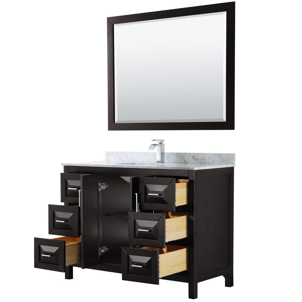 Wyndham Collection WCV252548SDECMUNSM46 Bath-Vanity-Combo - View #2