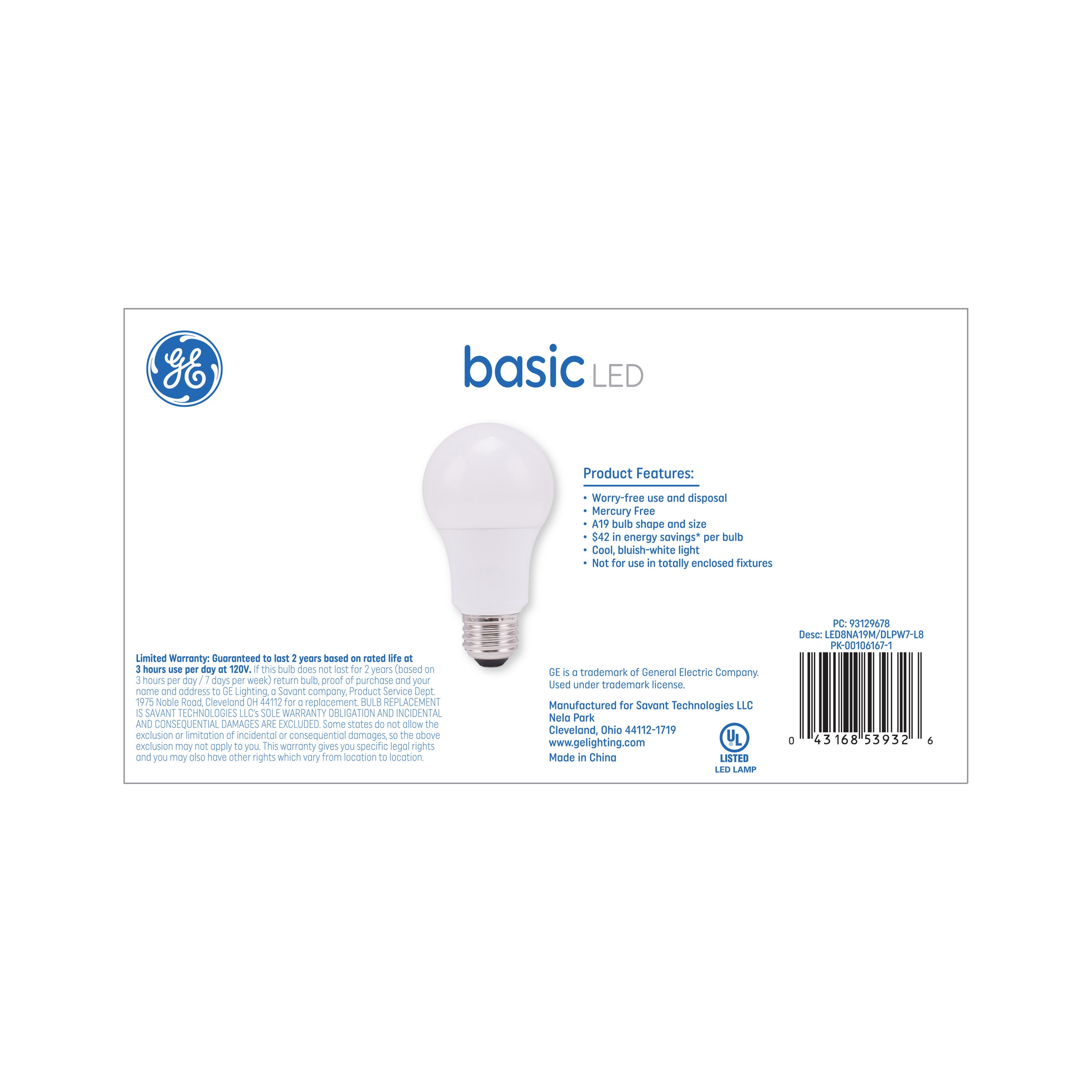 GE 93129678 Led-Lights - View #4