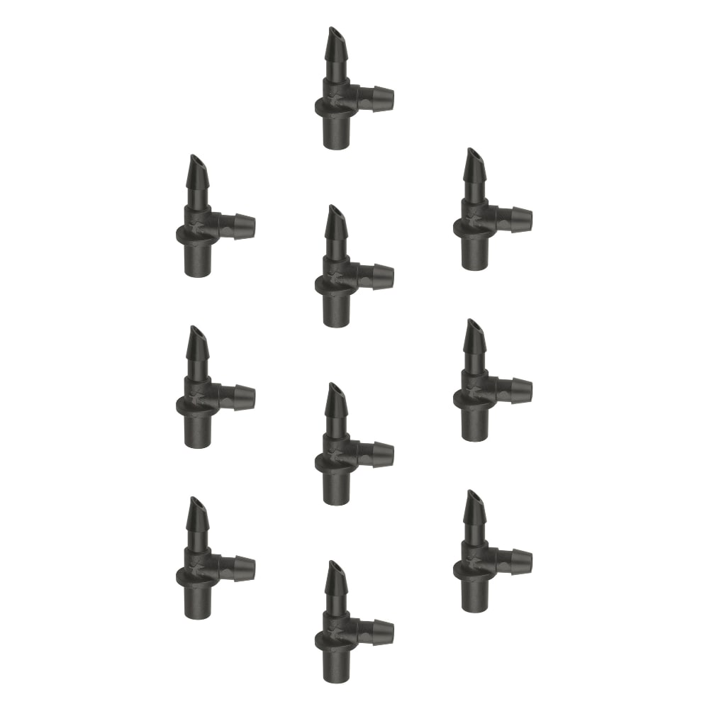 Rain Bird BE25-10SX 1/4-in Polyethylene Barbed Drip Irrigation Elbow 10 -Pack