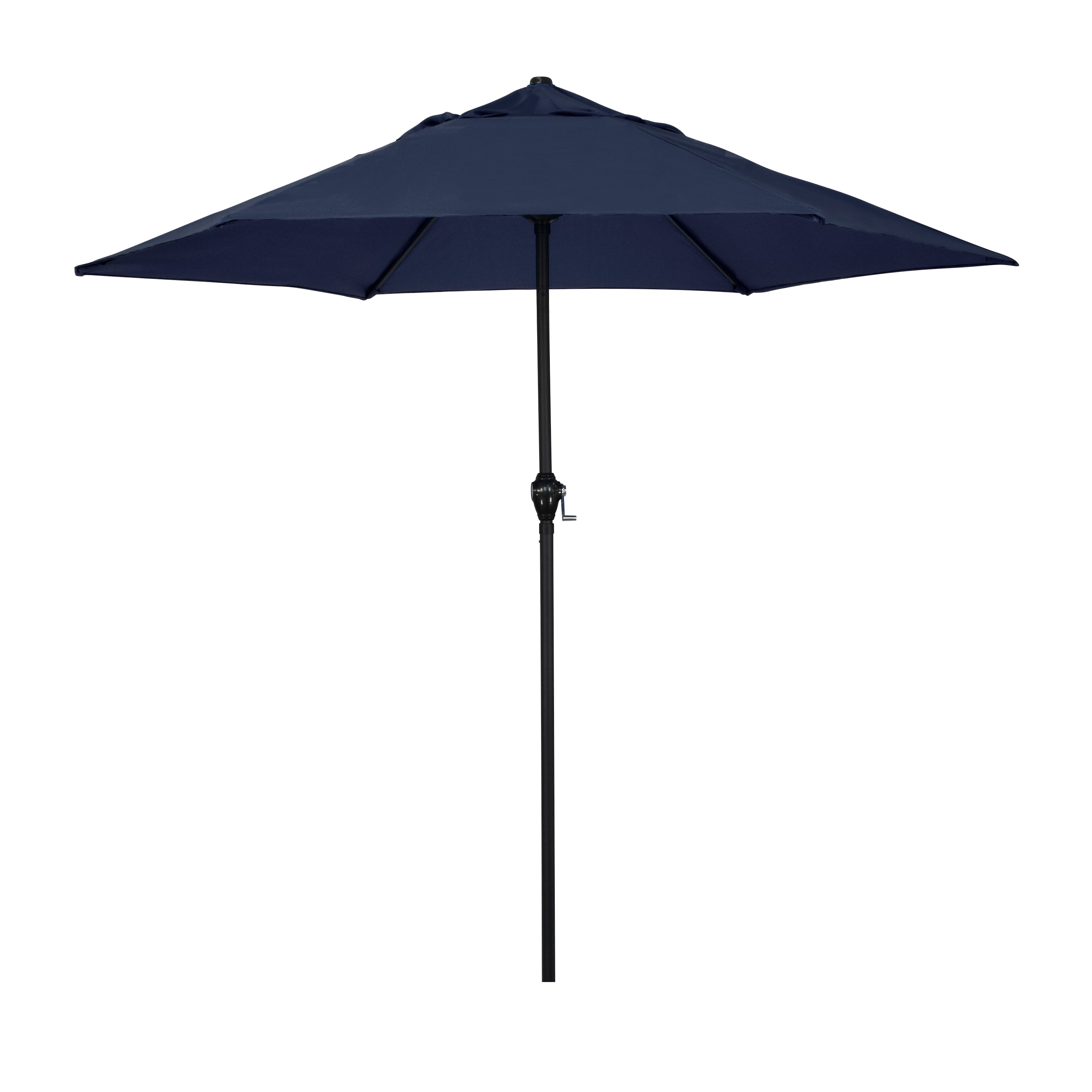 Astella ECO906D709-P04 9-ft Steel Navy Push-button Tilt Market Patio Umbrella