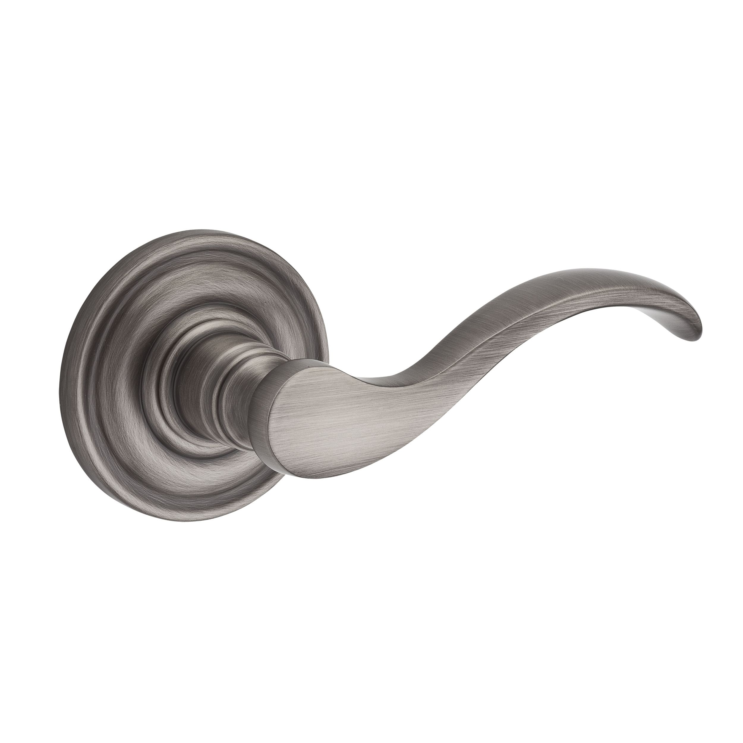 Baldwin PVCURTRR152 Reserve Reserve Matte Antique Nickel Interior Bed/Bath Privacy Door Handle