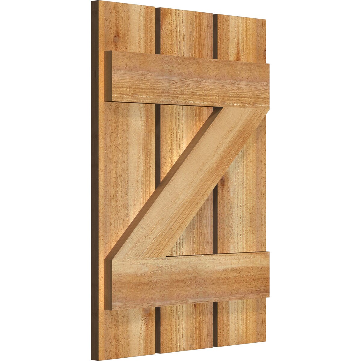 Ekena Millwork RBS06Z17X024RWR Exterior-Shutters - View #2