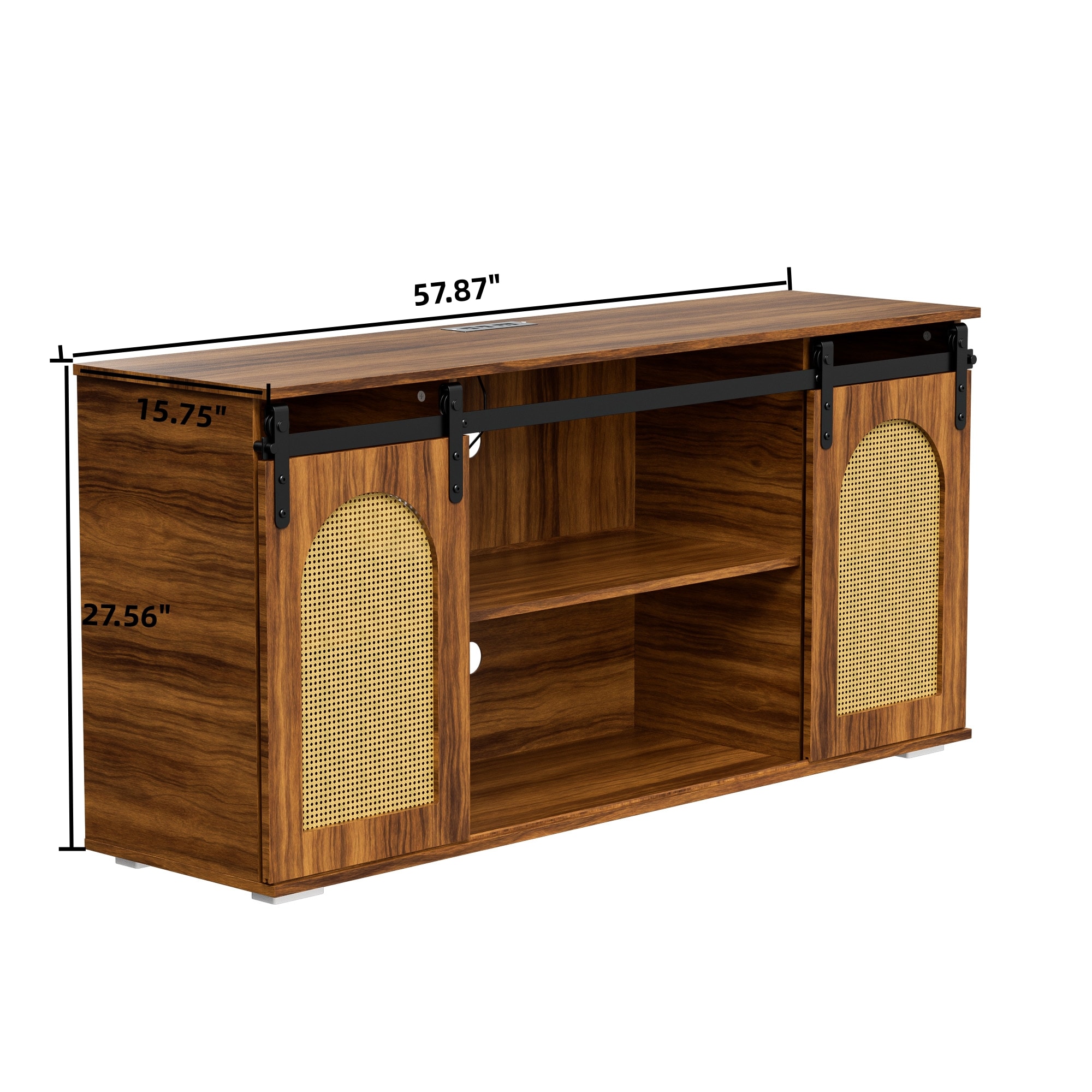 MAXYOYO M-D-TV-STAND-WALNUT Tv-Stands - View #4
