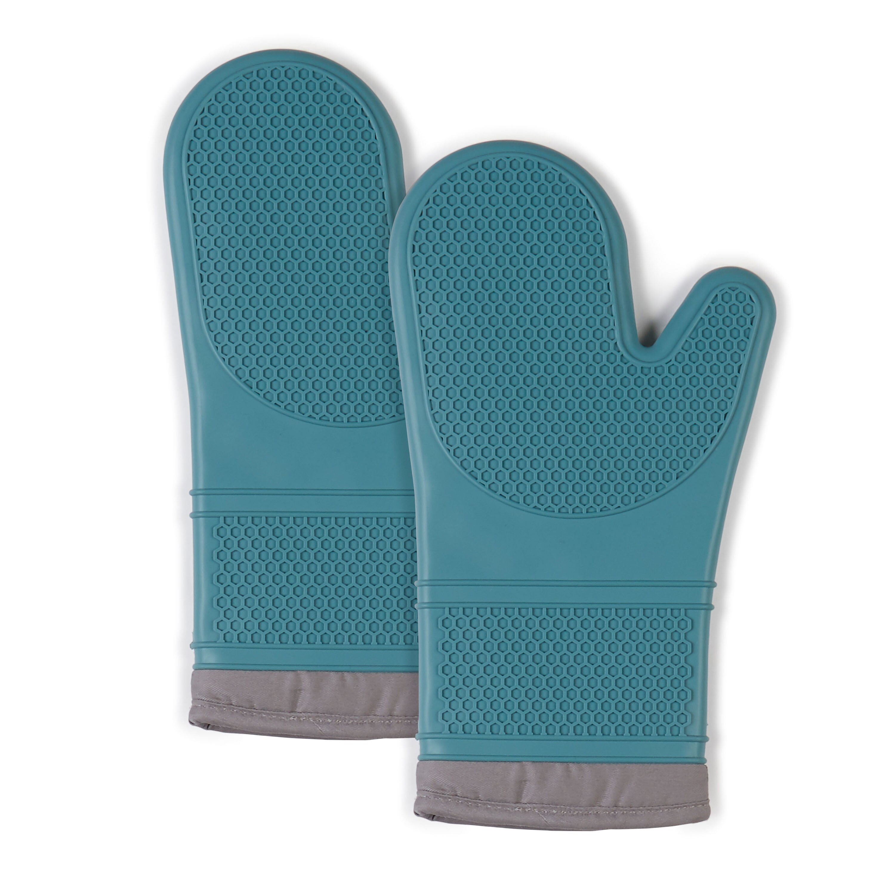 Oven Mitts Heat Resistant - 1 Pair Silicone Oven Mitts, Non-Slip Grip Soft Oven  Mitt, Flexible Kitchen Oven Mits Potholders Oven Gloves for Cooking Baking  Kitchen Mittens,Blue 
