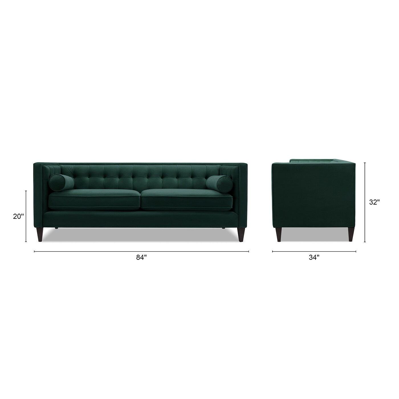 Jennifer Taylor Home 8403-3-892 Sofas-Loveseats - View #4