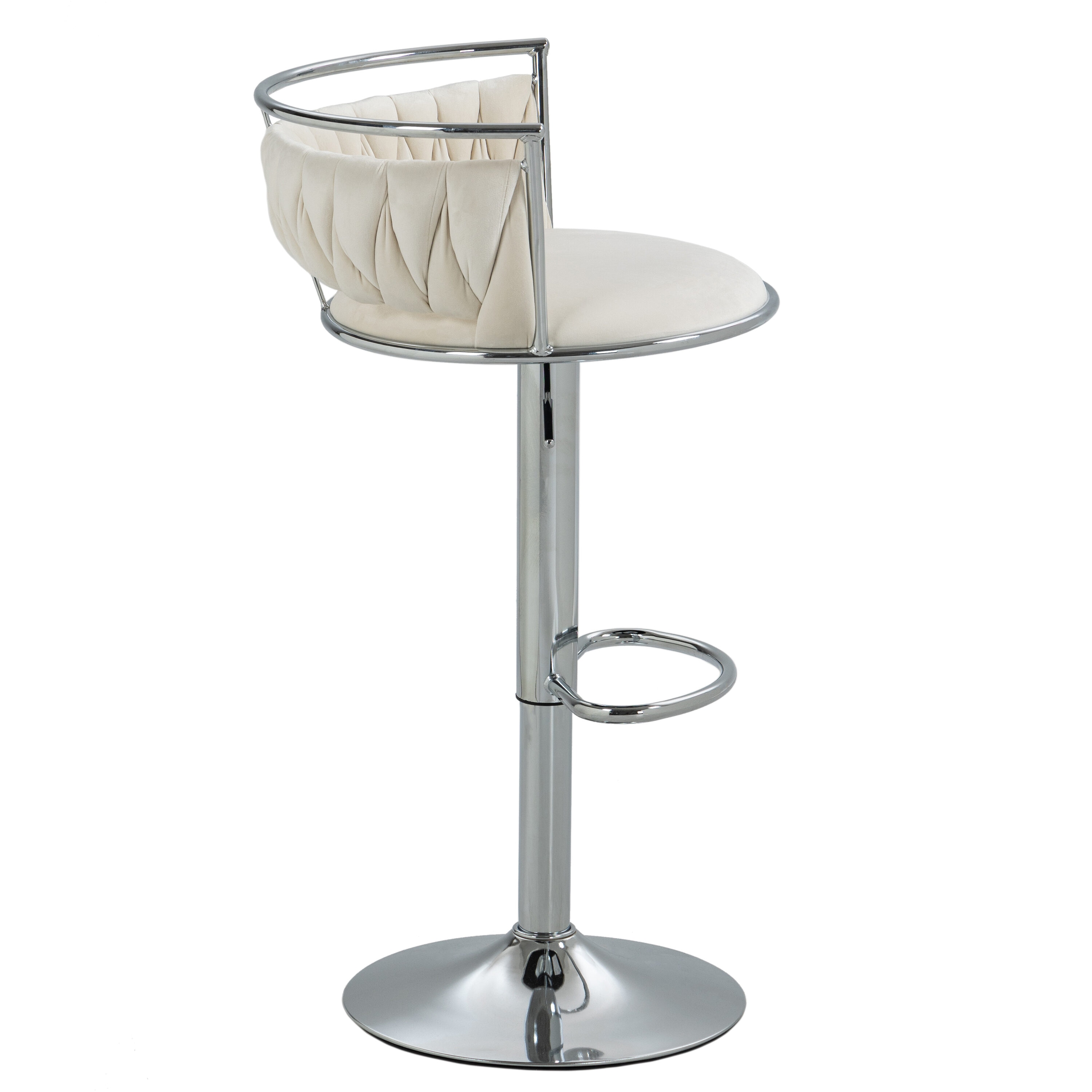 Dreamsidea LS-BA-SIL-2-IVORY-6 stools - View #5