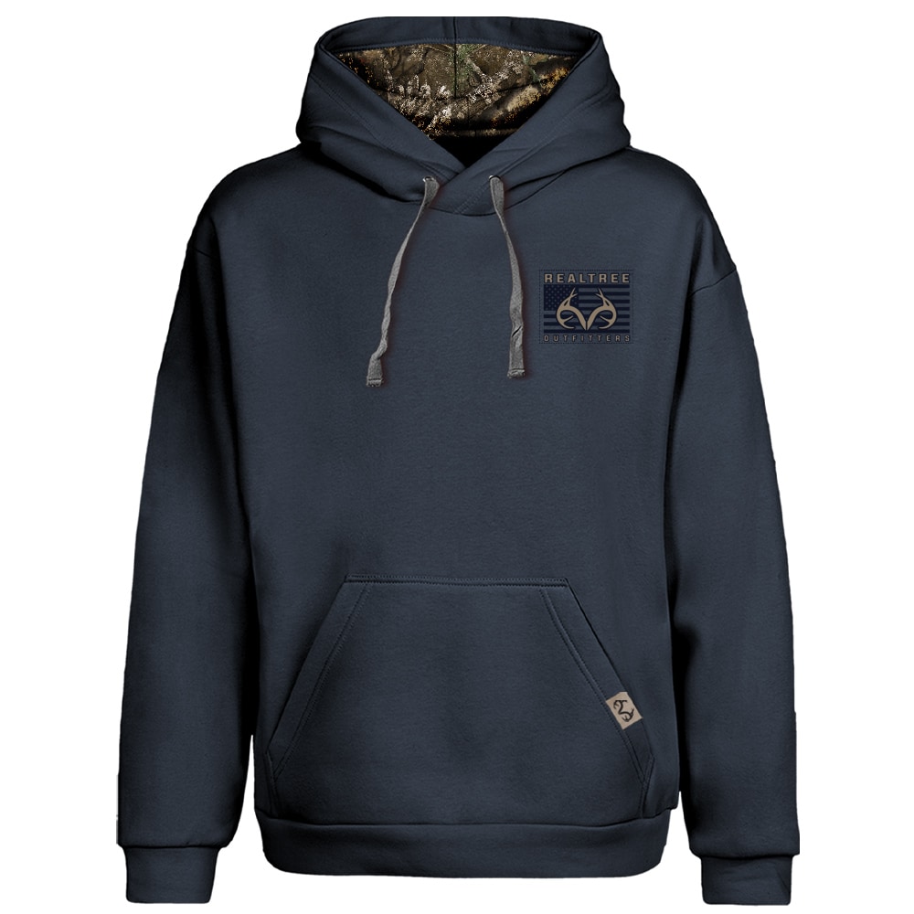 Realtree RT1M-13629 NSK L Men's Blue Fleece Long sleeve Hoodie ( Large )