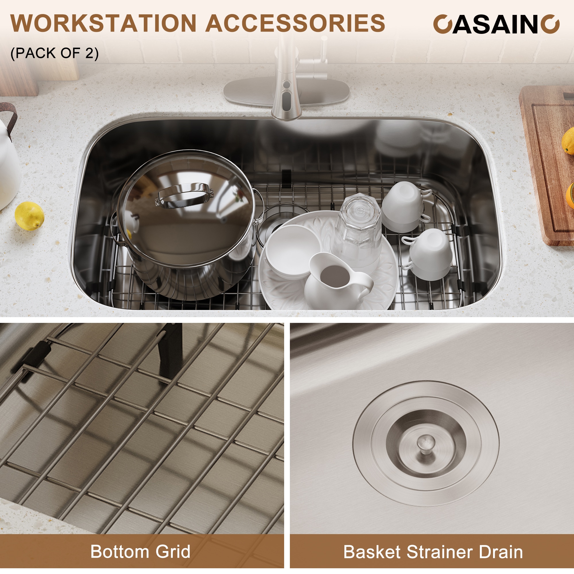 CASAINC MH-FH007-153 Kitchen-Sinks - View #9