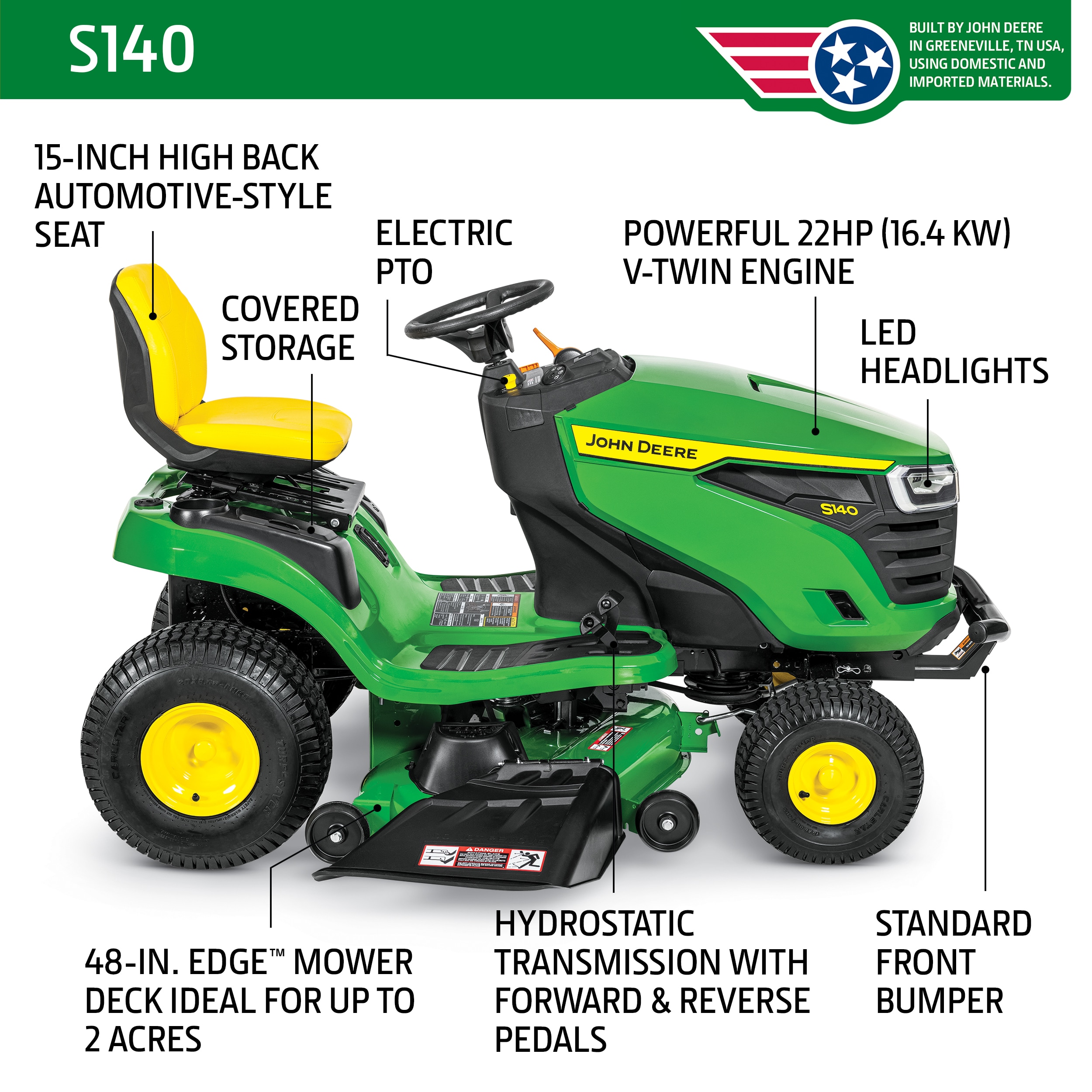 John Deere BG21383 Riding-Lawn-Mowers-Tractors - View #4