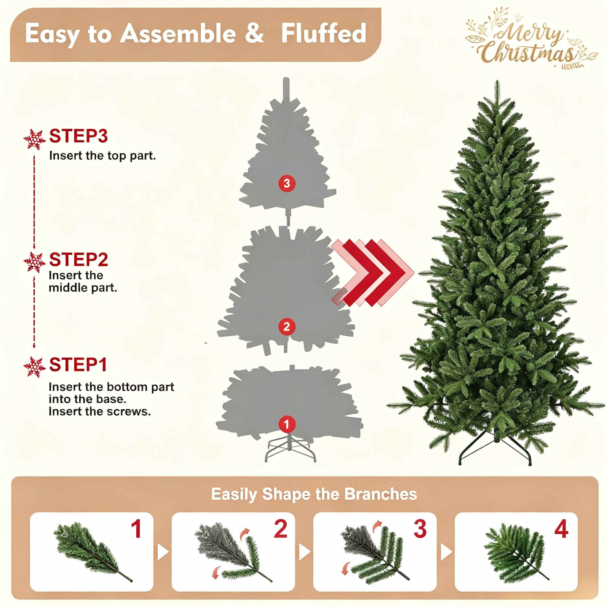 Topcraft TP105036702 Artificial-Christmas-Trees - View #3