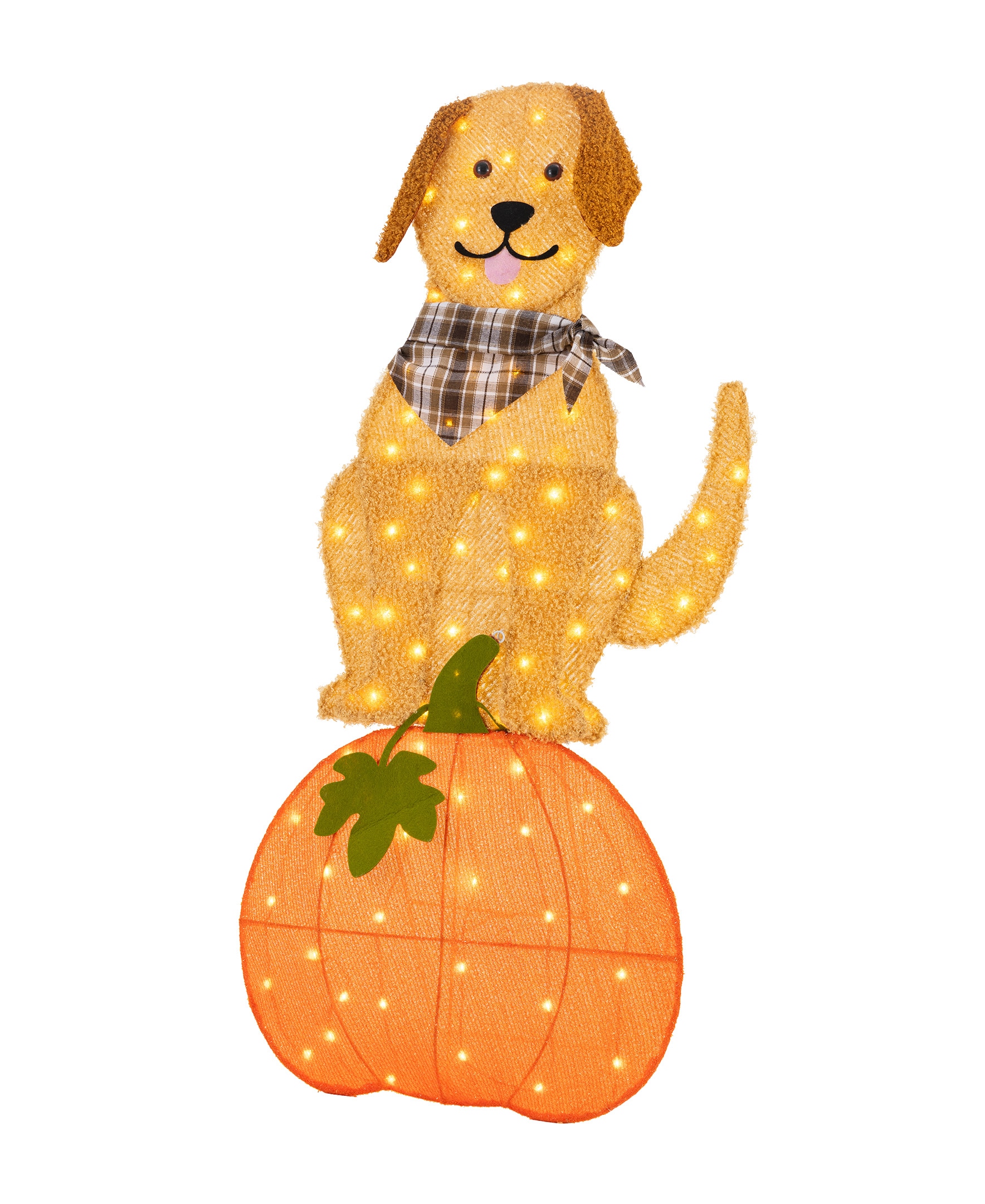 Glitzhome 47-in Lighted Free standing decoration