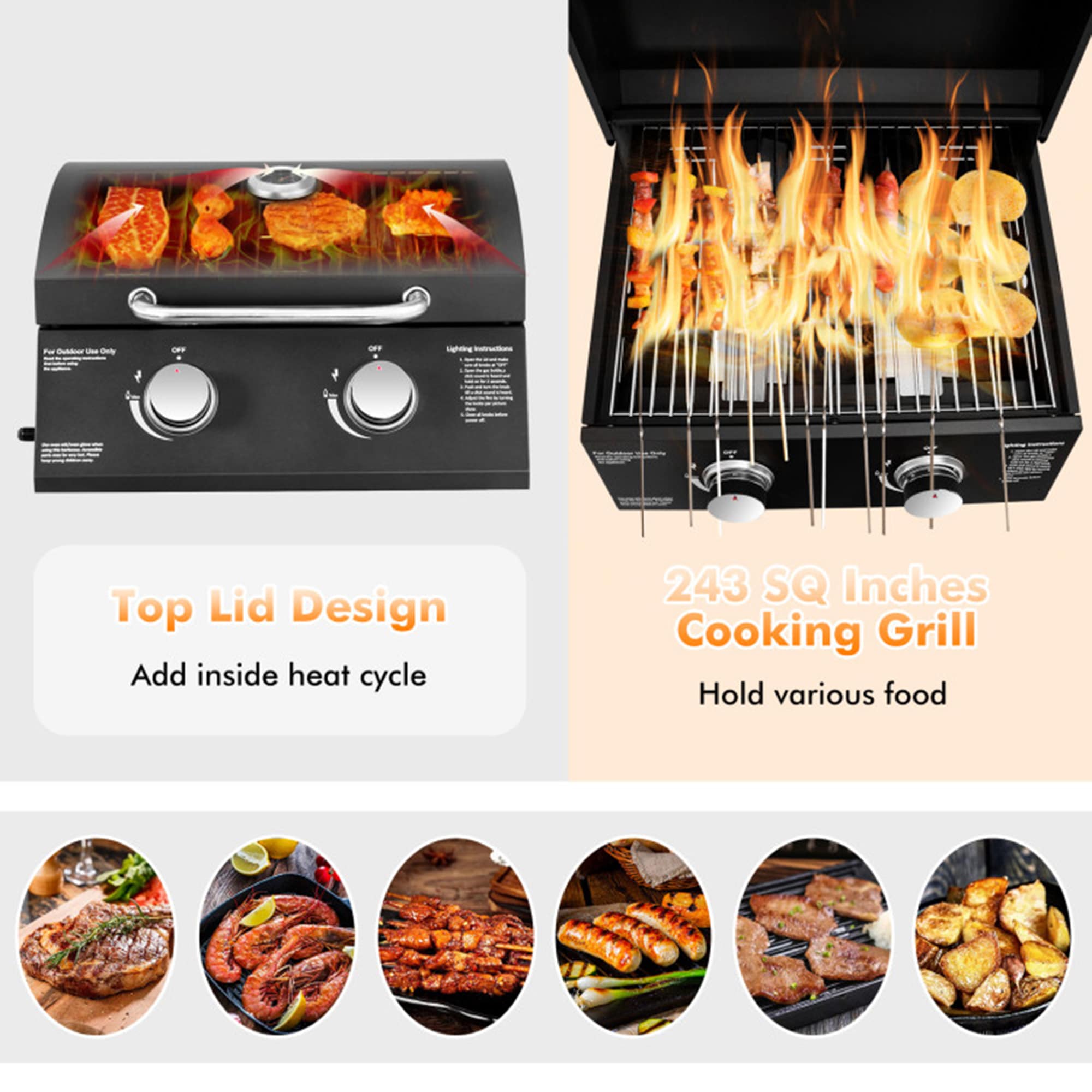 Mondawe MO438BK Gas-Grill - View #6