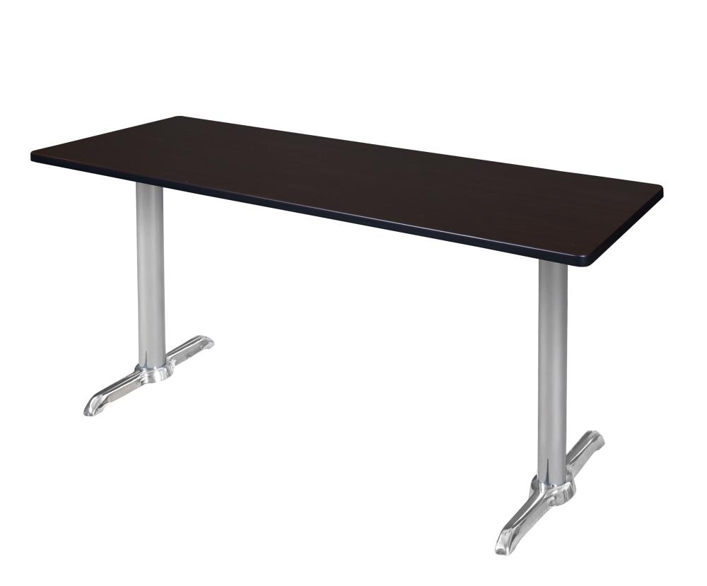 Regency MVTRCT6024MWCM Training Brown 4-Person Training Table (60-in W x 29-in H)