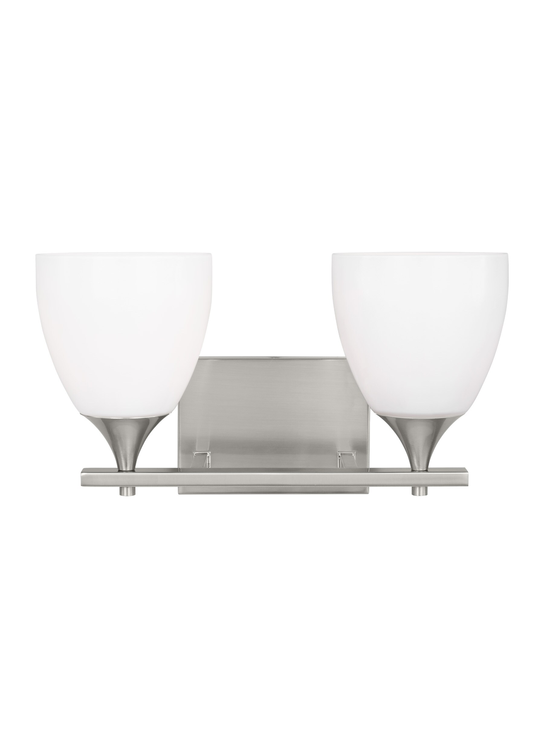 Scott Living DJV1022BS Toffino 16-in 2 -Light Brushed Steel Modern/contemporary Vanity light
