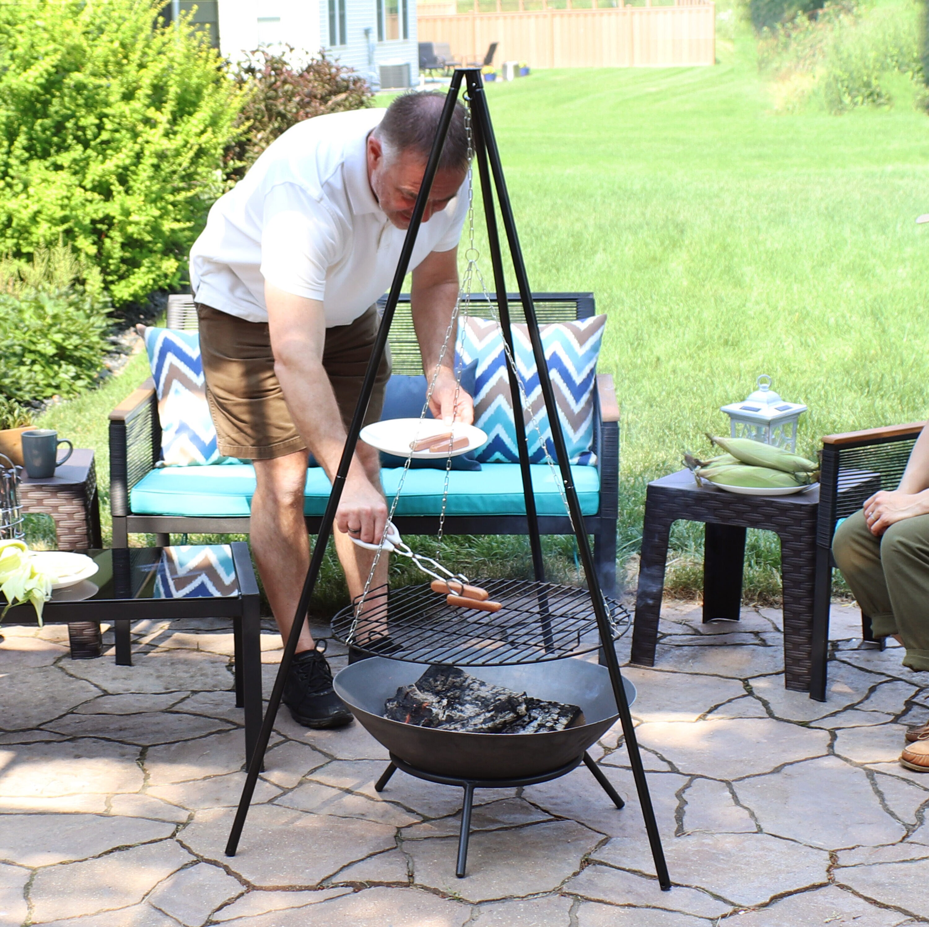 Sunnydaze Decor SM-TP22 Gas-Grill-Cookgrates-Warmracks - View #4