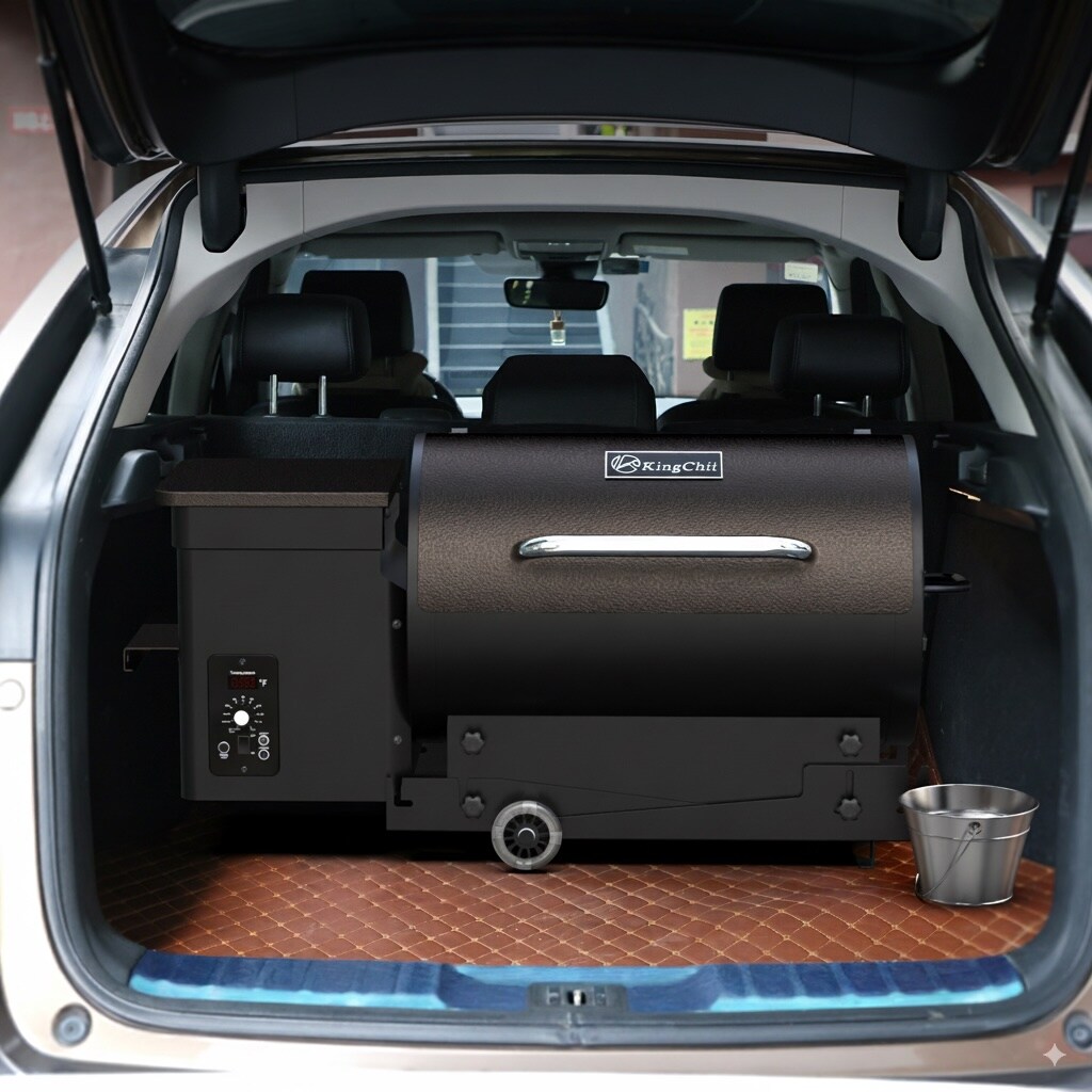 SONGMICS HOME KC-PELLET-GRILL-01BR Pellet-Grills - View #7