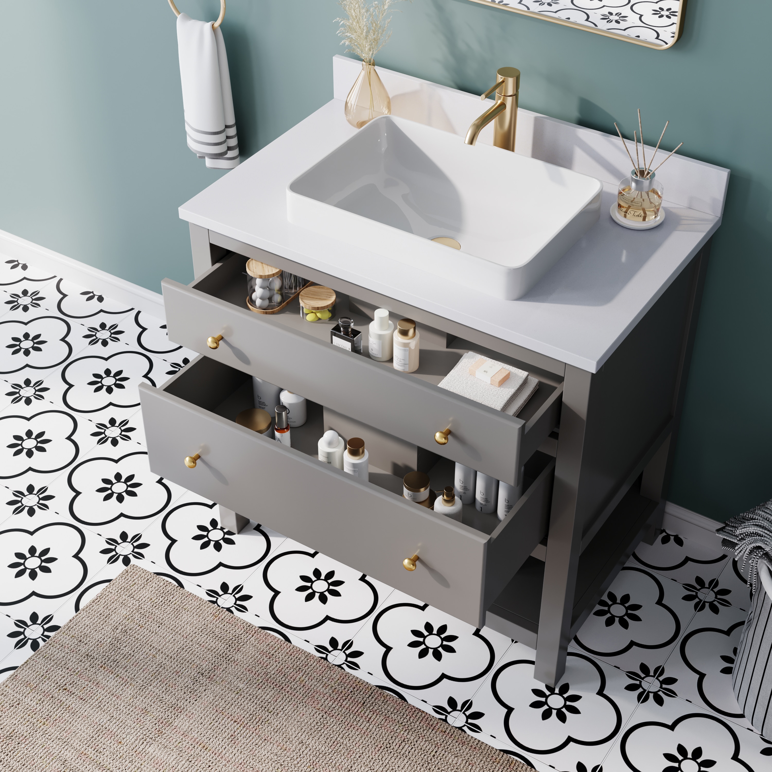 Origin 21 L22097-VS36-GG Bath-Vanity-Combo - View #3