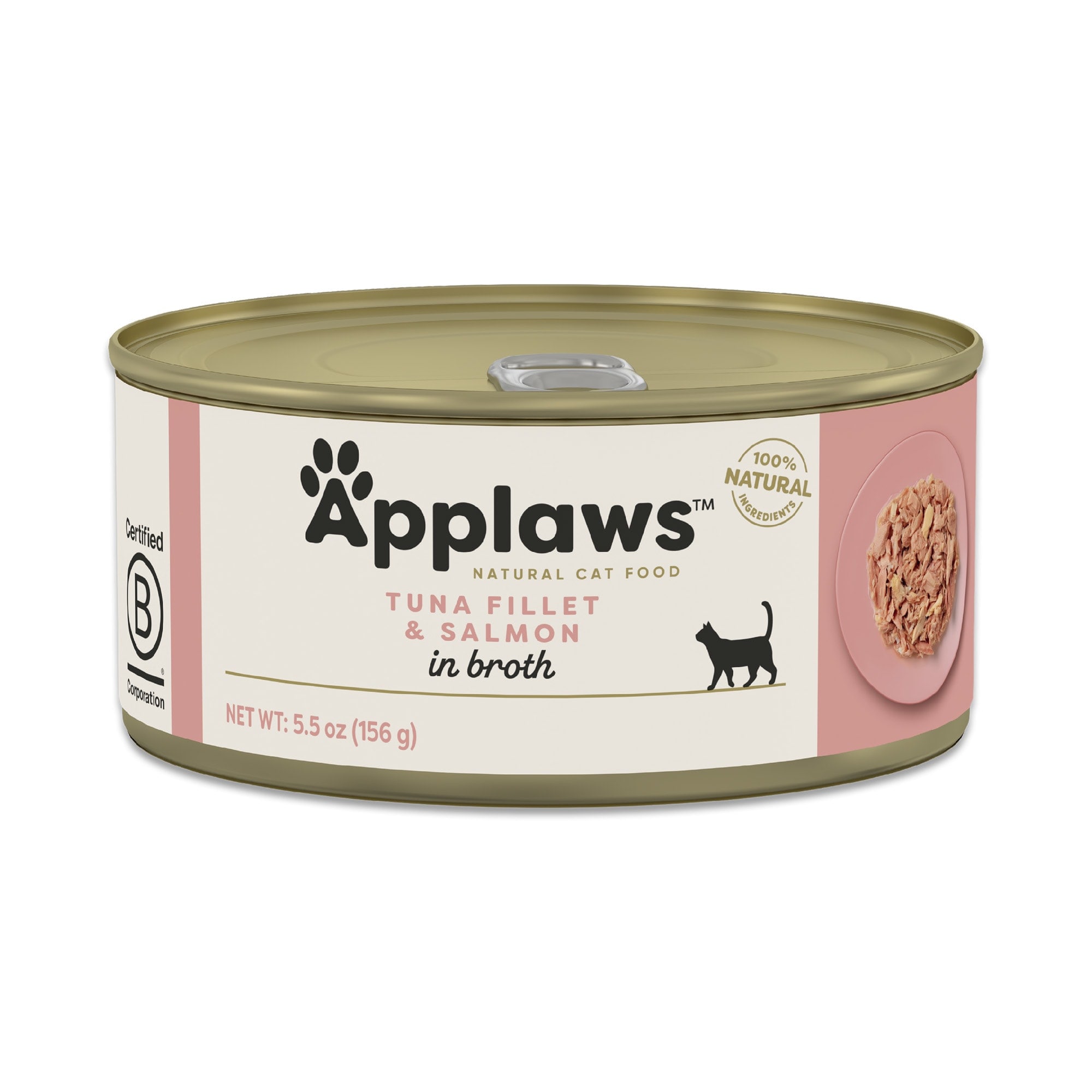Applaws -  Limited Ingredient Tuna and Salmon in Broth Canned Wet Cat Food 5.5 oz. Case of 12