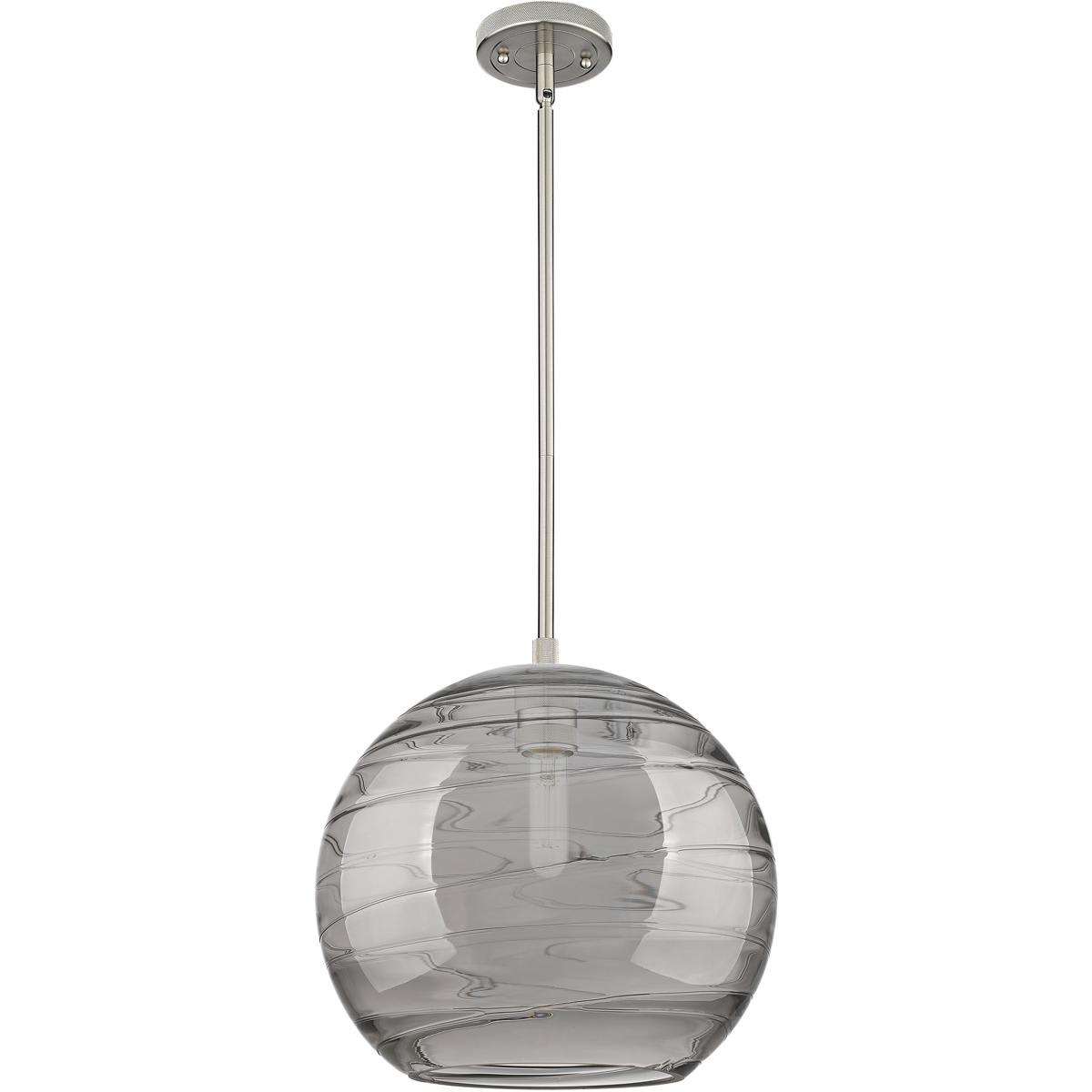 Innovations Lighting 2869849 434-1S-SN-G1213-12SM Crown Point Pendant Satin Nickel
