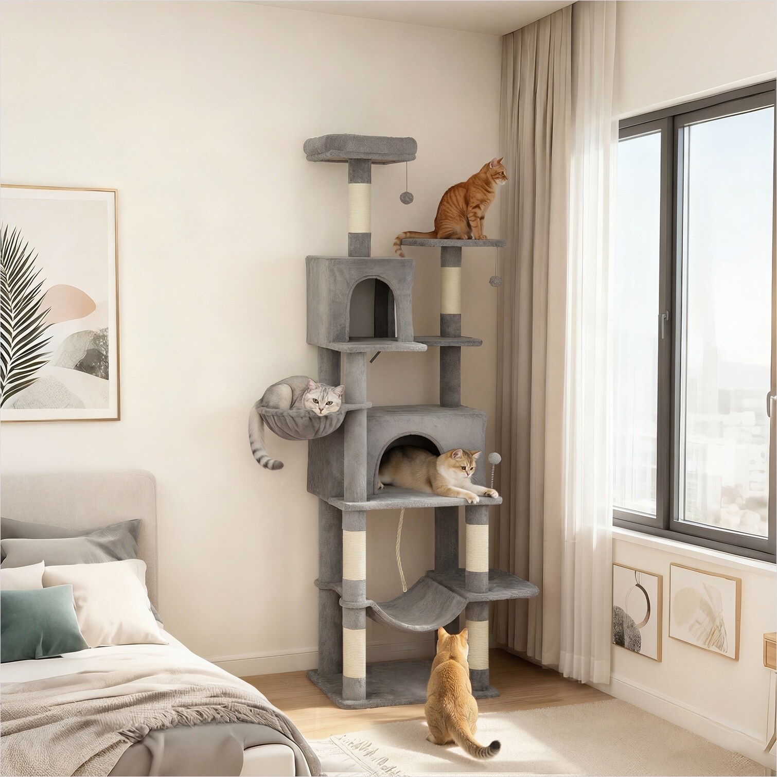 sunjurt 7LKNYXPN12LM Cat-Litter-Box - View #4