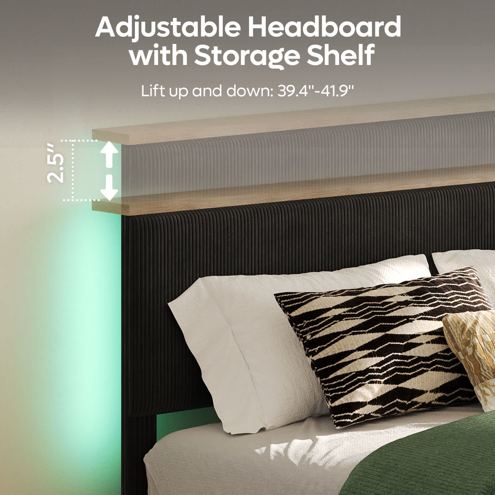 Bestier LOW-B701293C-BLK beds - View #7