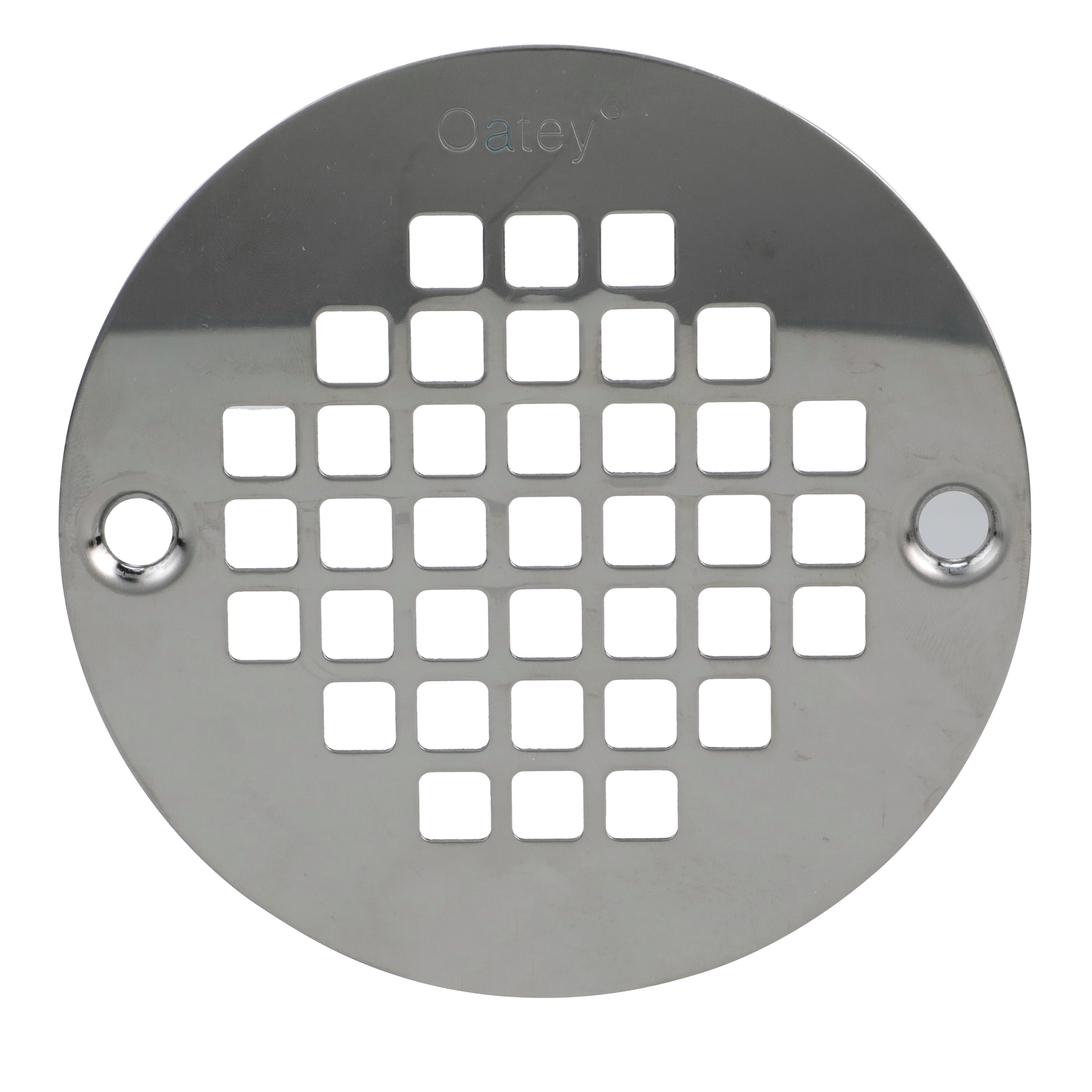 Oatey 4-in Screw-Rite Round Stainless Steel Strainer in the Shower Drains  department at