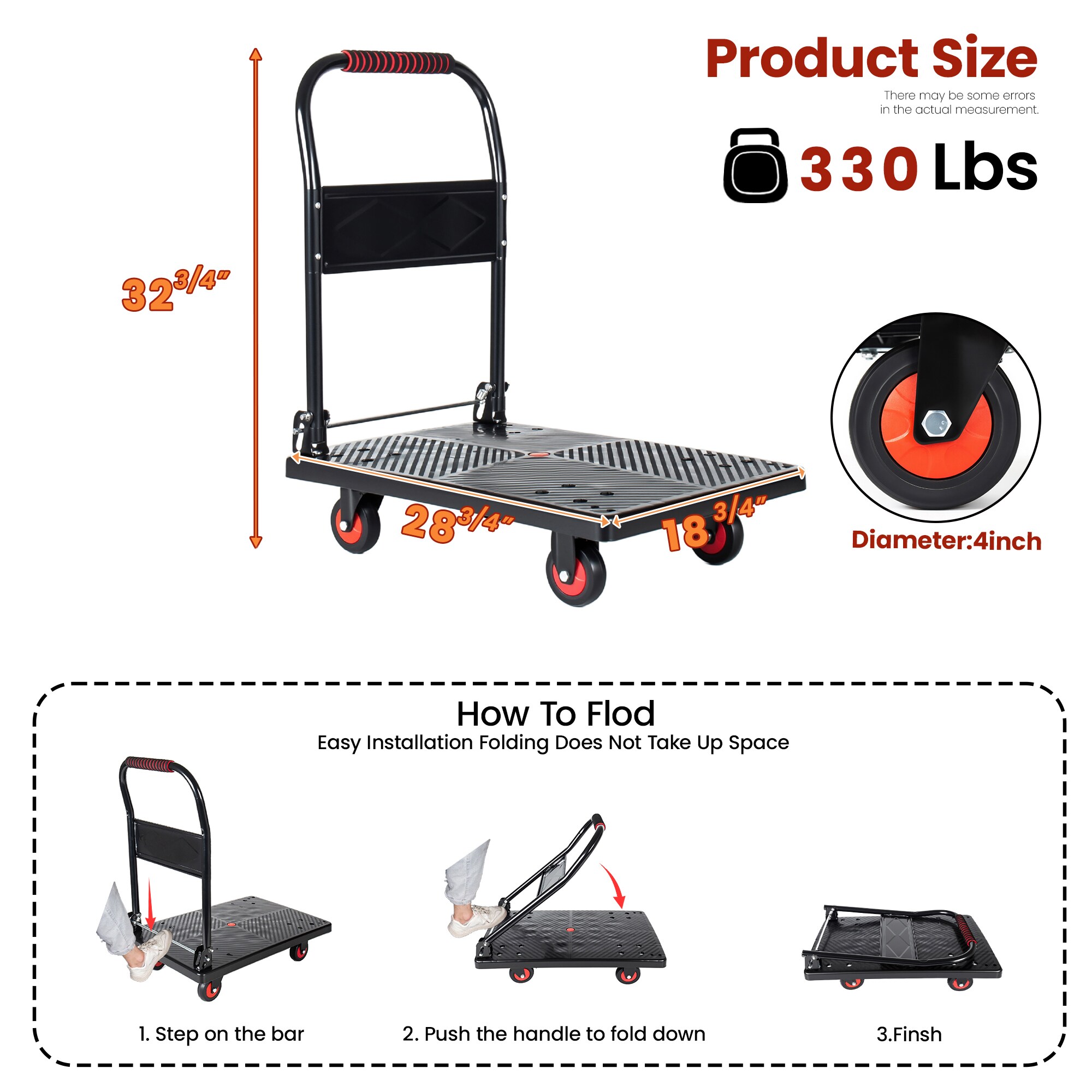 Justincity LJT0415HG08 Hand-Truck-Dollies - View #3