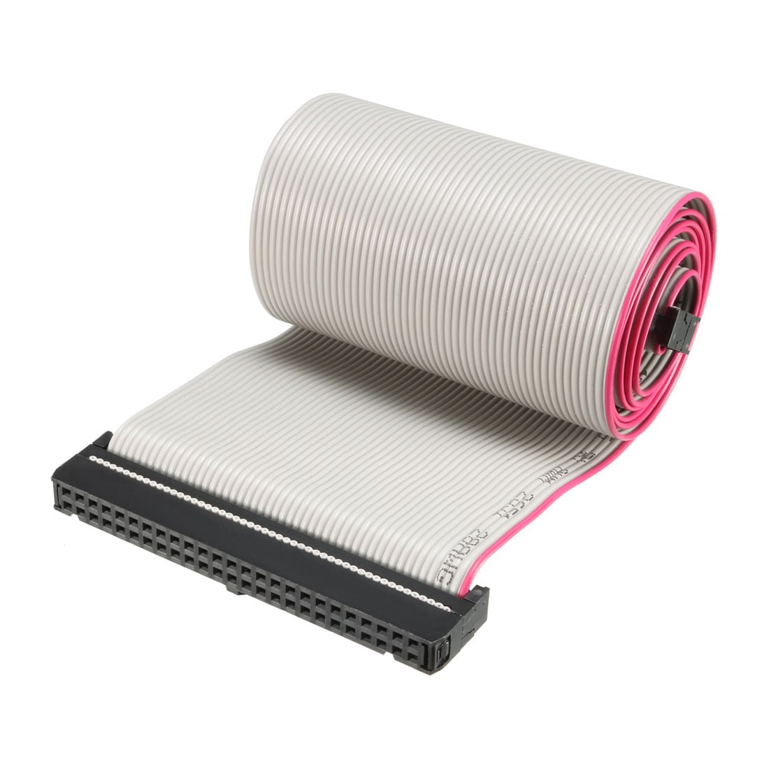 Unique Bargains IDC Gray Wire Flat Ribbon Cable 50 Pins 128cm Length 2.54mm Pitch Type-C #S26050800UX5281