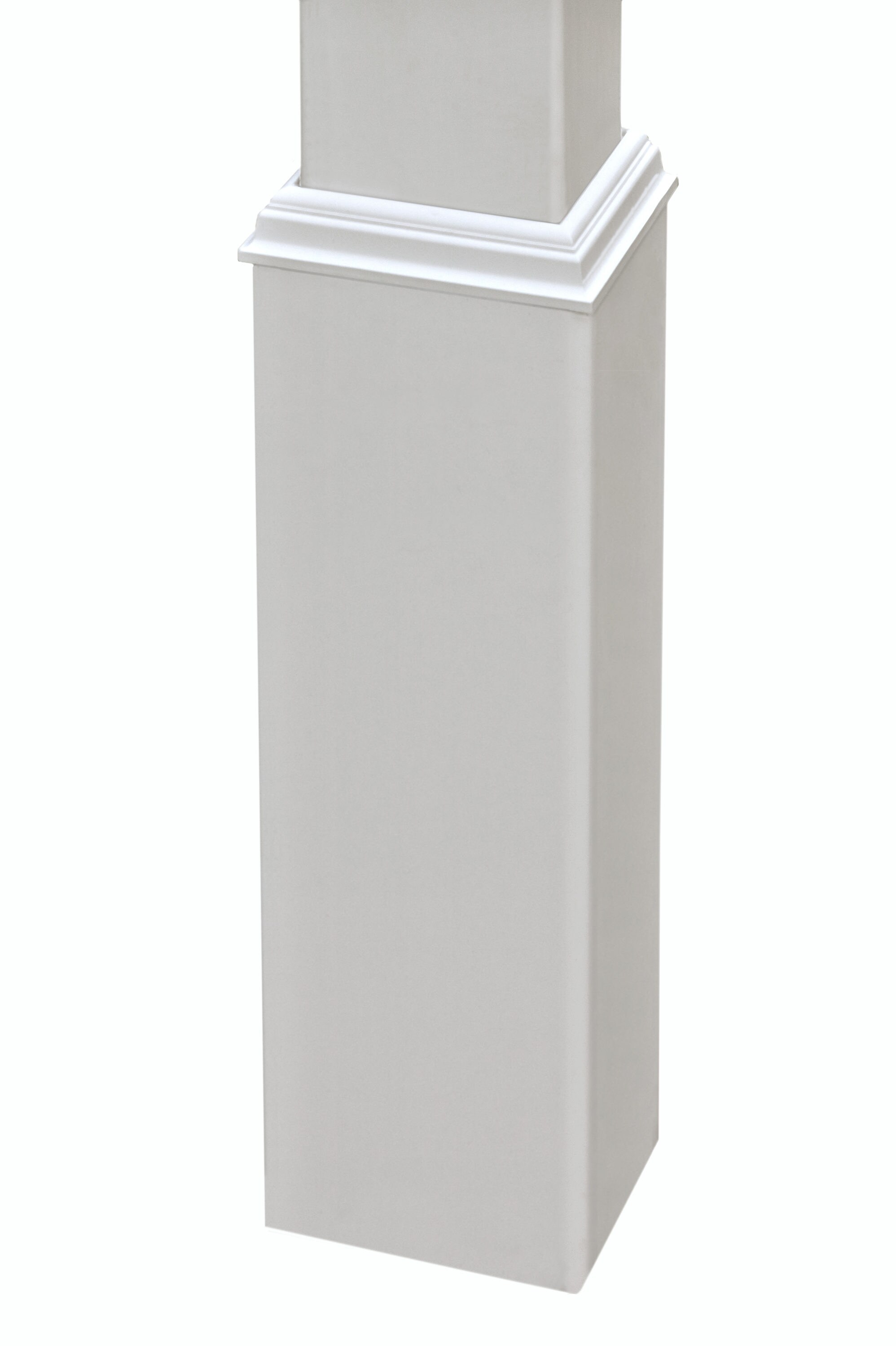 Vita Classic Trim Kit White Pergola Post Base Trim in the Pergola Parts &  Accessories department at