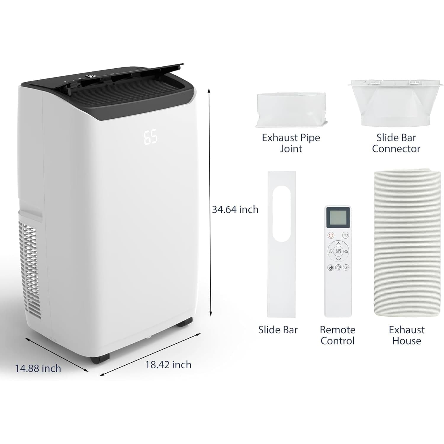 Qeetex FFF041 Portable-Air-Conditioners - View #2