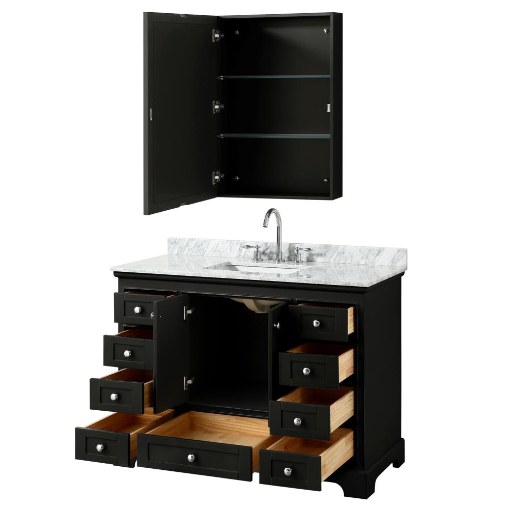 Wyndham Collection WCS202048SDECMUNSMED Bath-Vanity-Combo - View #2